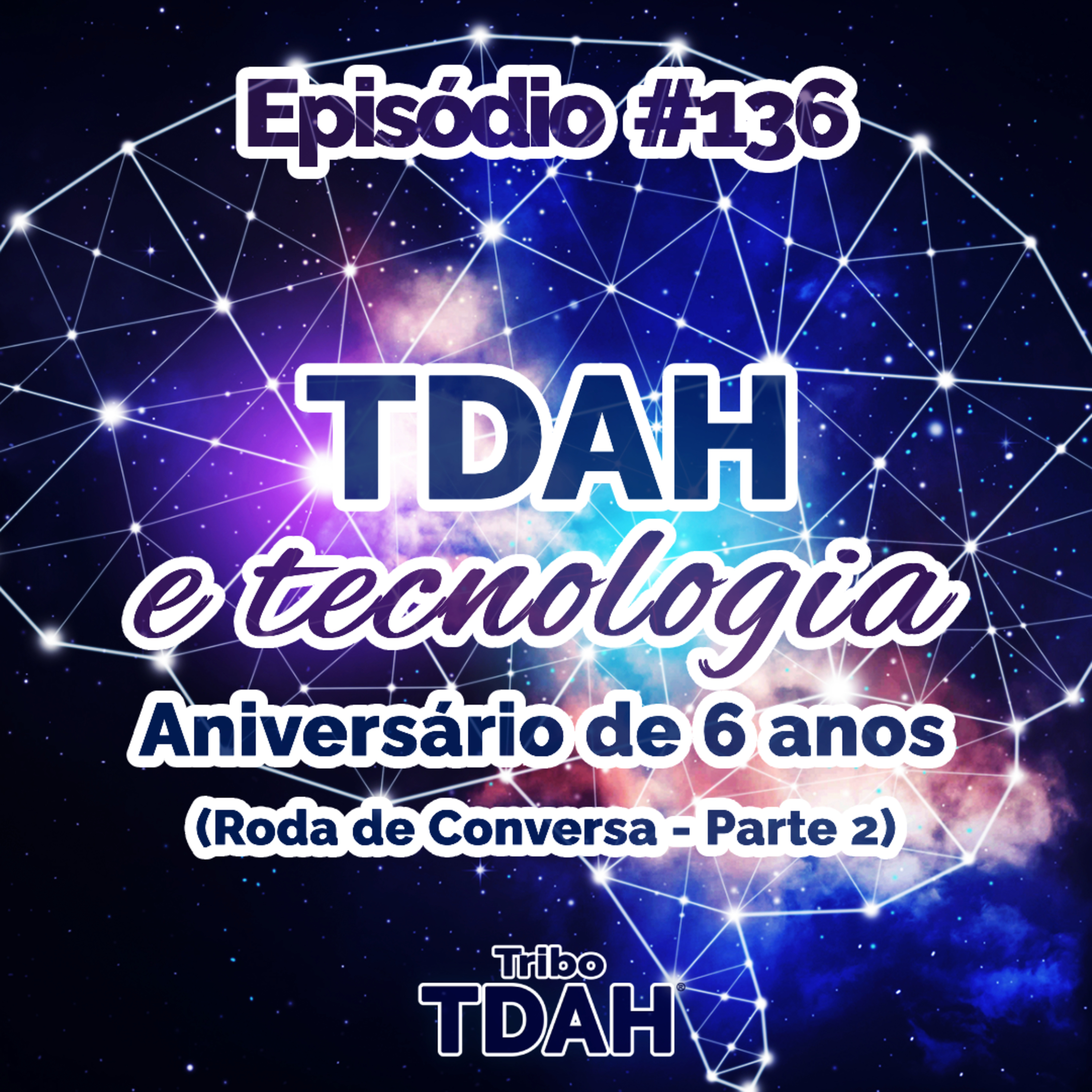 Tribo TDAH #136 - TDAH, tecnologias assistivas e redes sociais (Roda de Conversa - Parte 2) - Aniversário 6 anos episode artwork