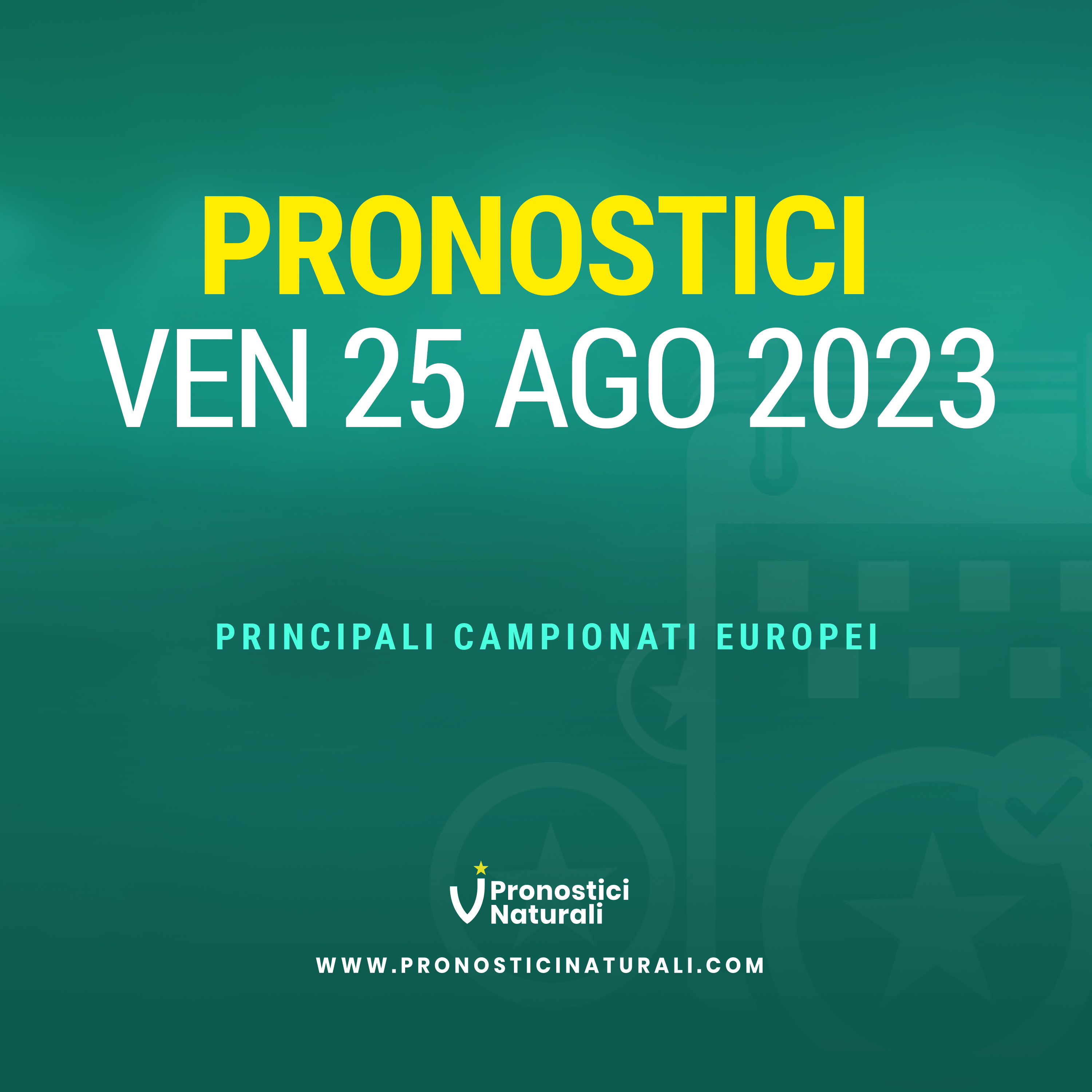 Pronostici Venerdì 25/08 Partite Interessanti Analisi e Spunti Quote Betting + Prudenti episode artwork