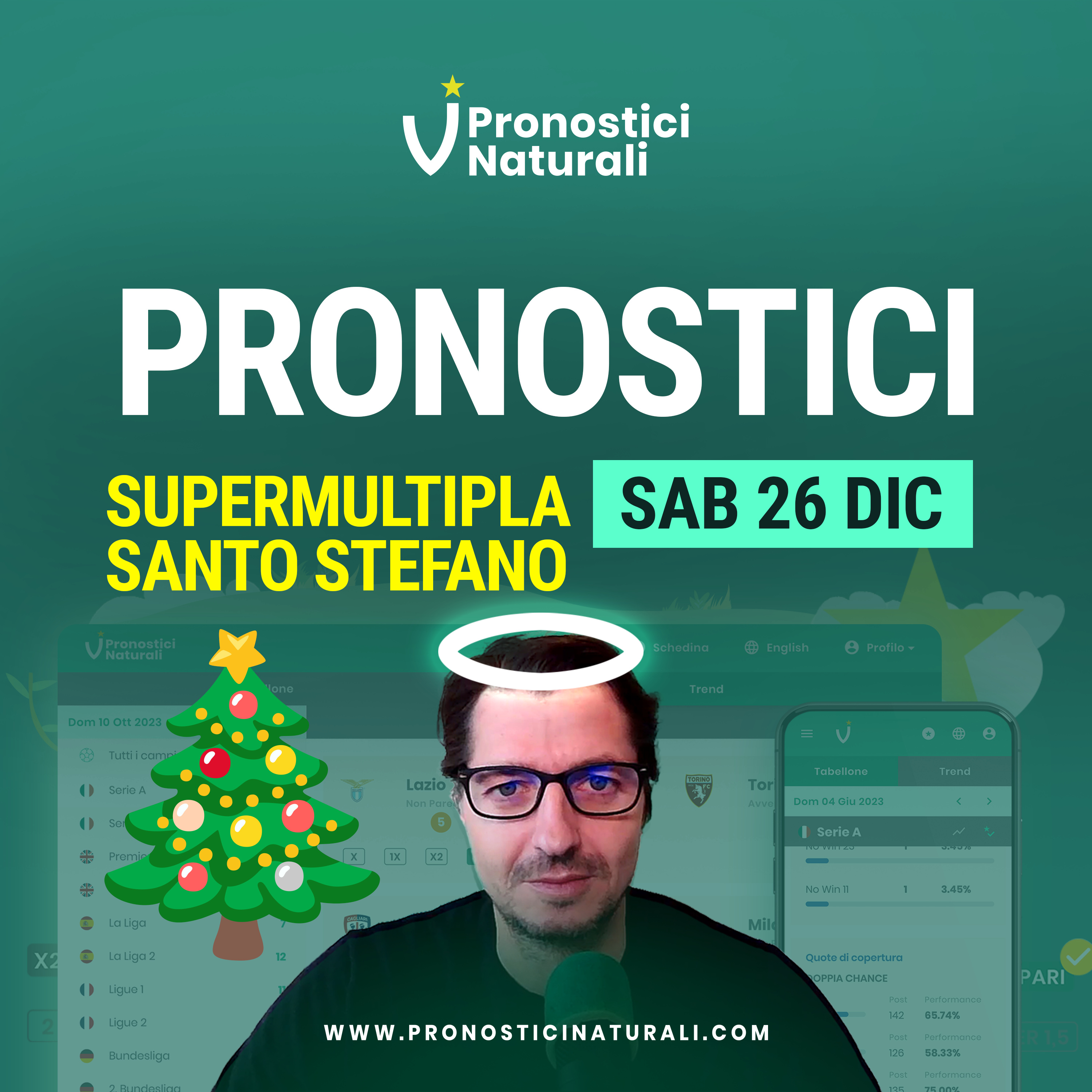 Oggi sono Santo 😇 Stefano! Video Scommesse Speciale Boxing Day con Selezione SuperMultiple