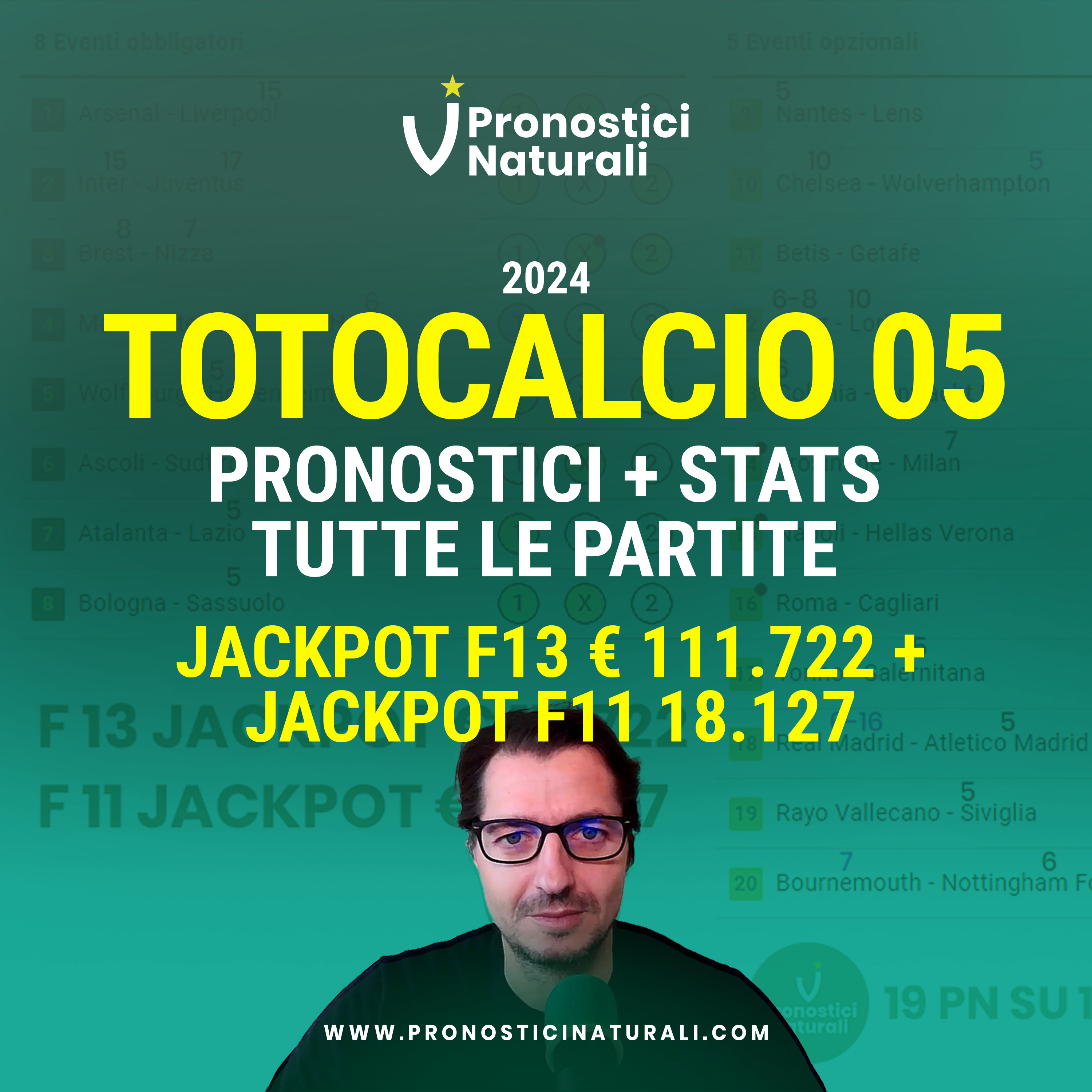 Totocalcio, la Juve fa saltare il banco ma schedine da vedere + Pronostici Prox Schedina Concorso 5 episode artwork