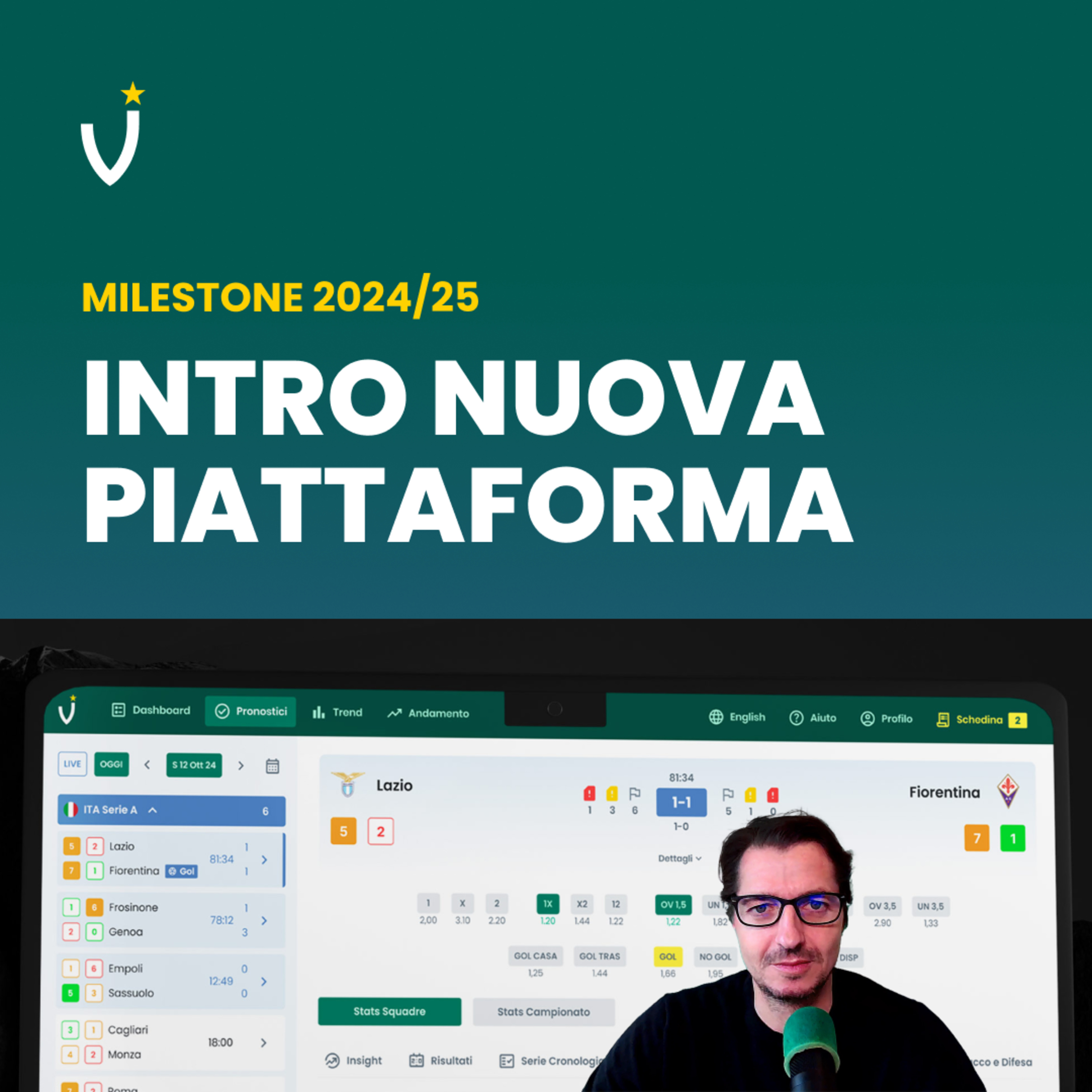 La nuova versione della piattaforma ha segnato la milestone della stagione 2024/25. episode artwork