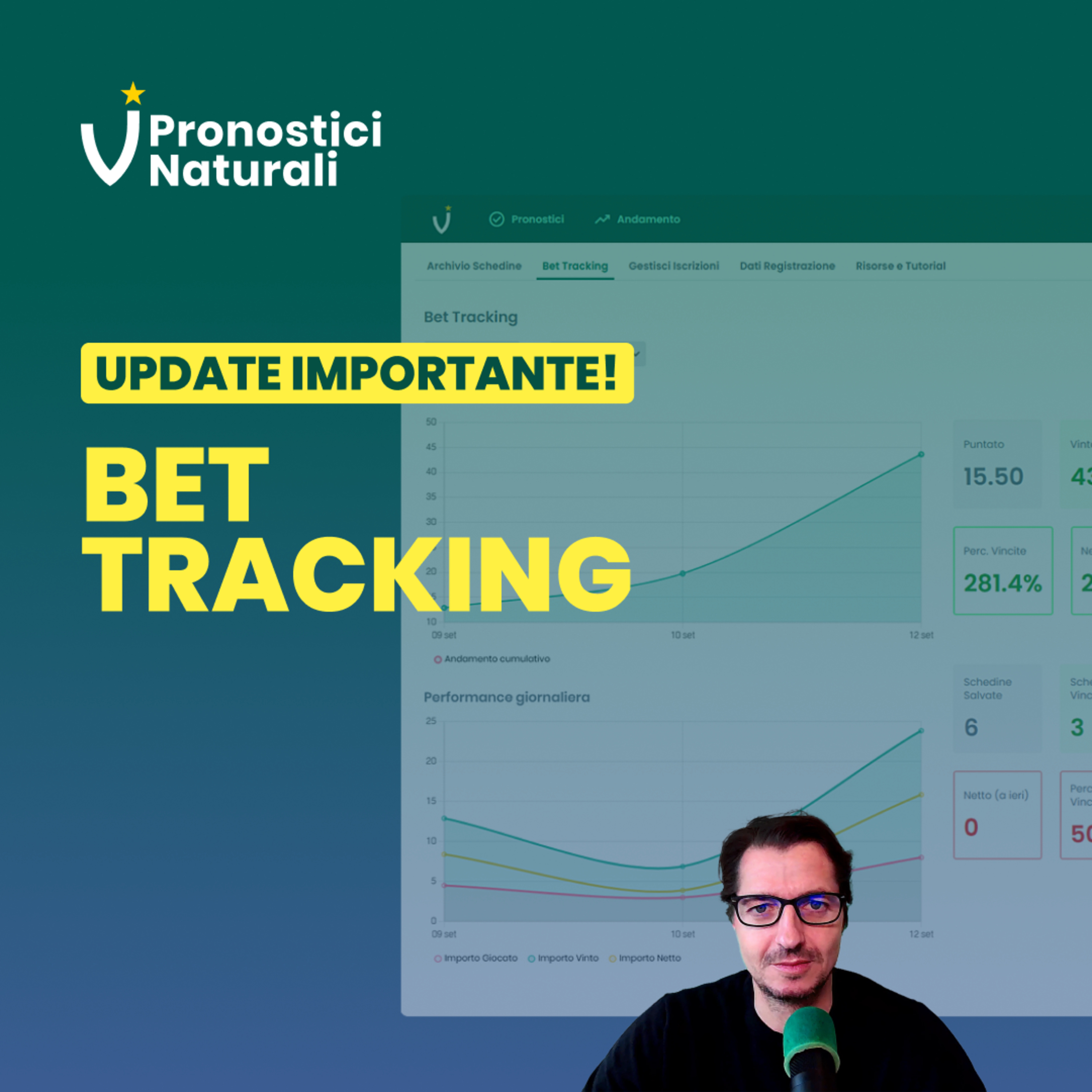 📢 Update Importante: è attivo il BET TRACKING! Salva schedine e controlla l’andamento del tuo gioco episode artwork