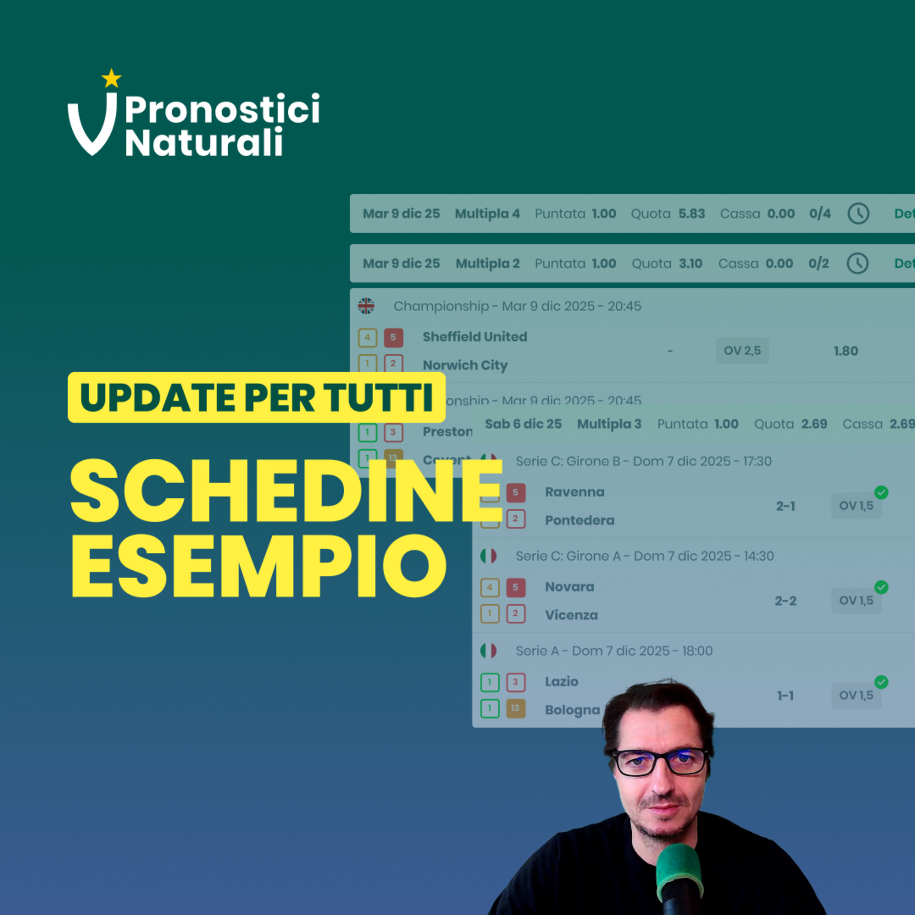 📢 [Update] Schedine Esempio. Per tutti. Ogni giorno. episode artwork