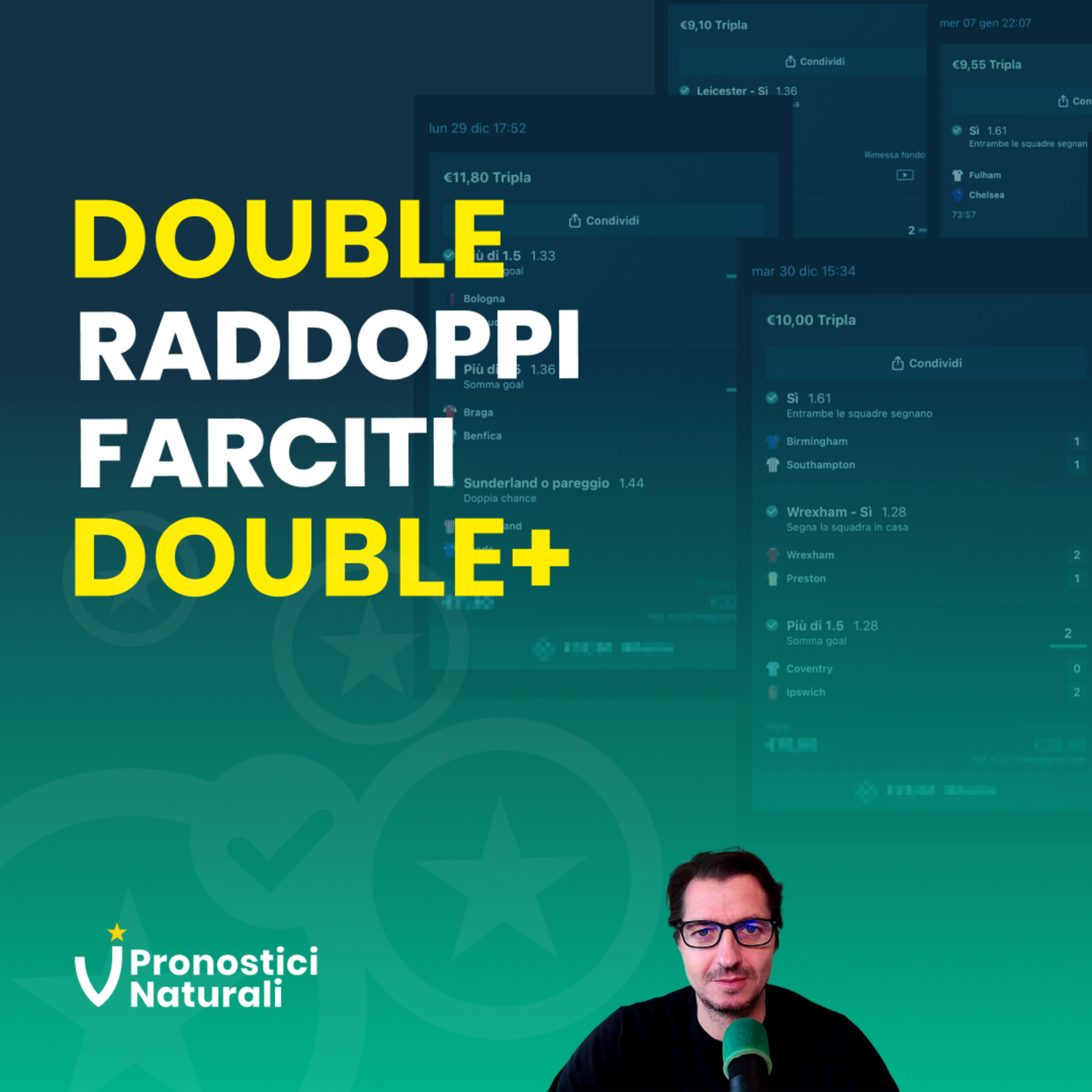 Inizio 2026 con il divertimento ✅ raddoppi delle schedine free episode artwork