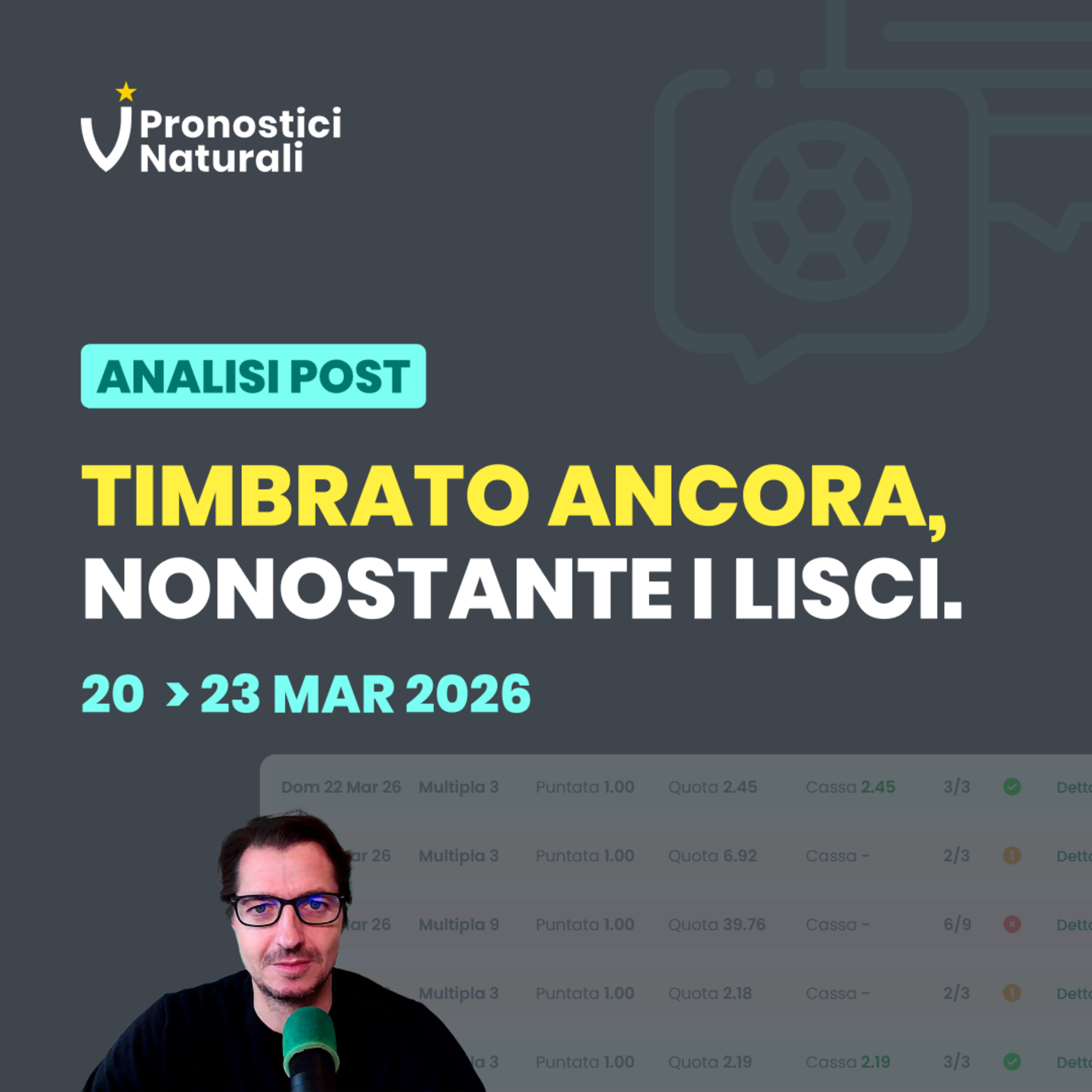 Altra giornata vincente🎯 ancora in cassa, nonostante i lisci episode artwork
