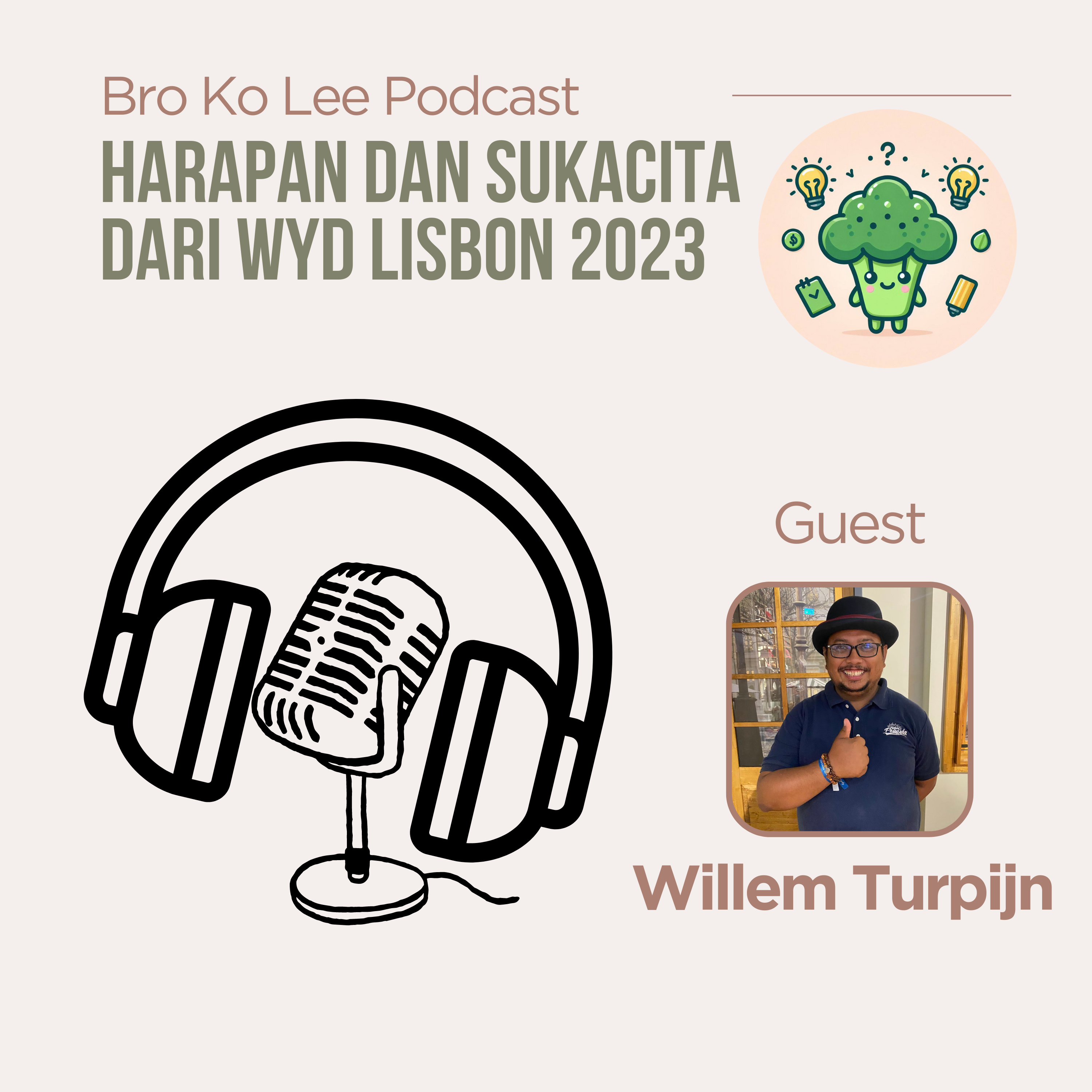 S02E02 Harapan dan Sukacita dari WYD Lisbon 2023 feat. Willem Turpijn episode artwork