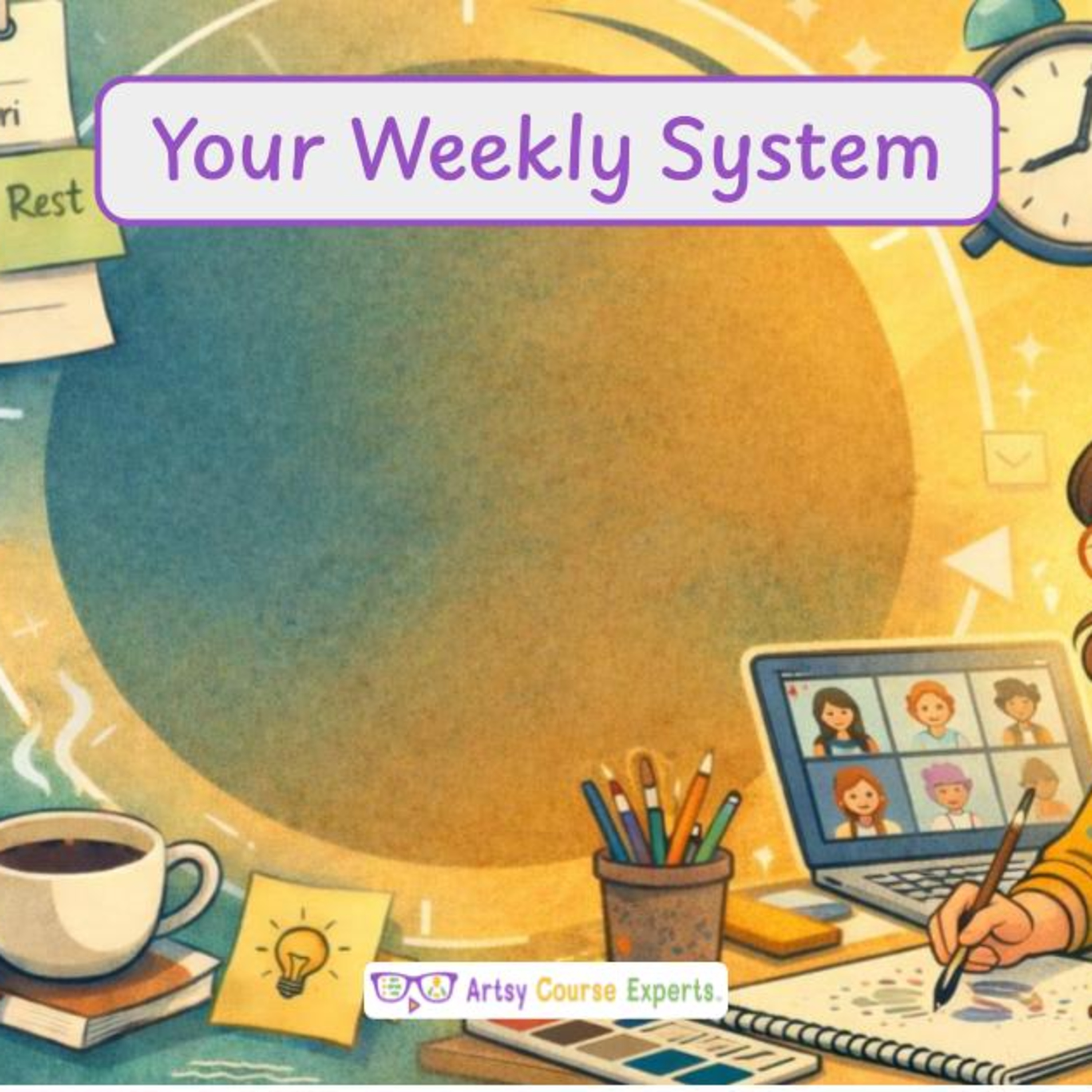 The Weekly System Every Creative Online Teacher Needs