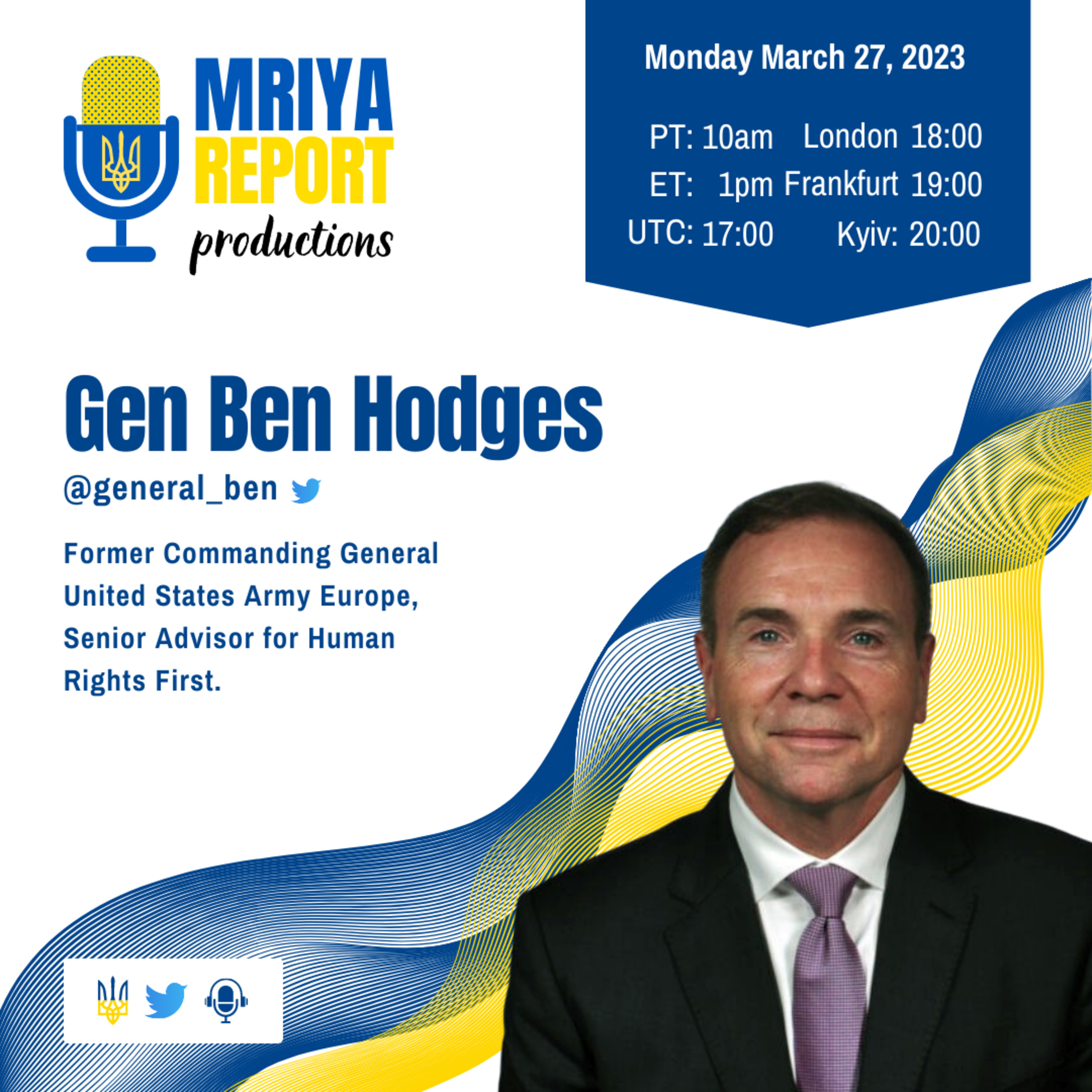 @MriyaReport news from Ukraine & replays of guests you might have missed or want to listen to again.