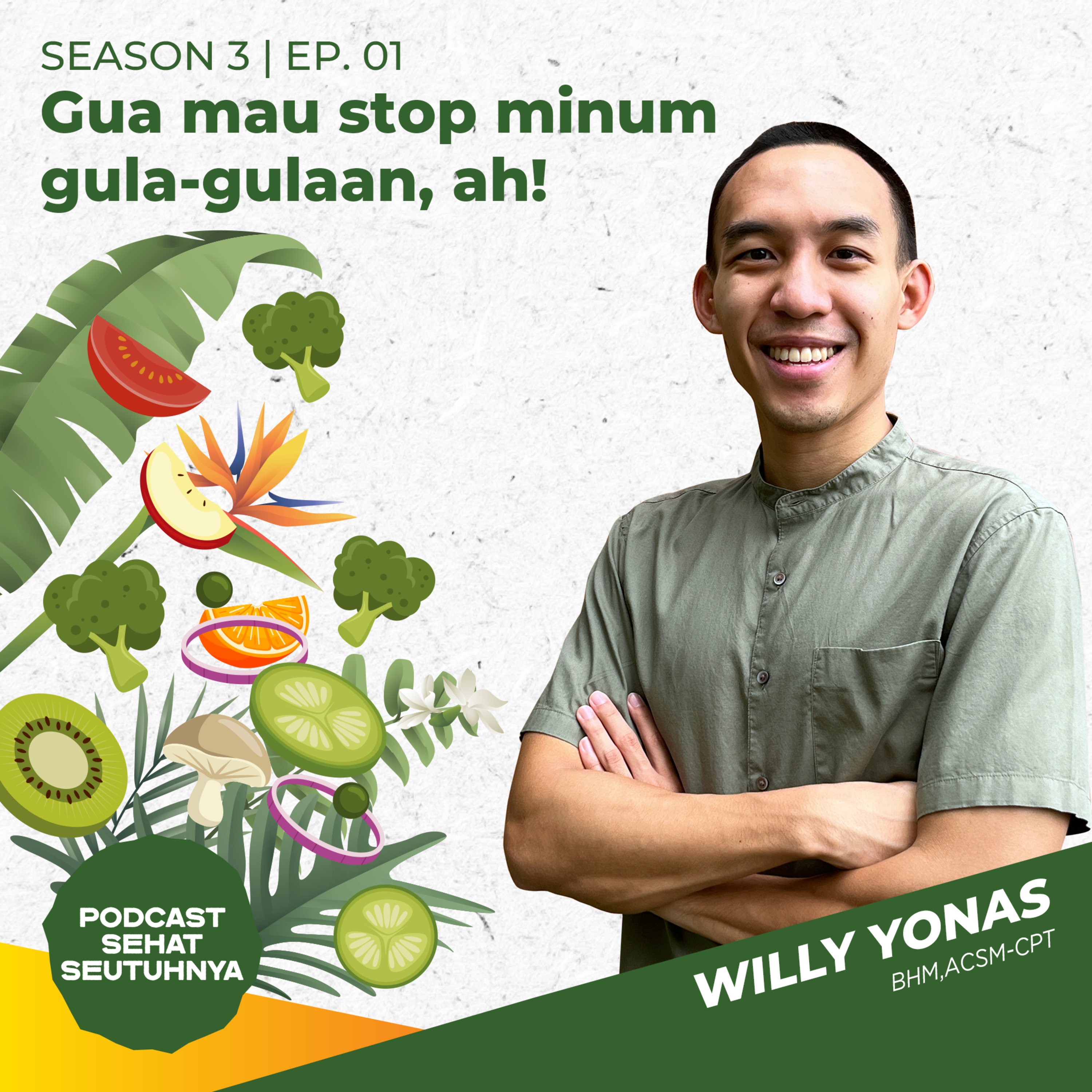 S3E01 - Eksperimen Soal Efek Gula Tambahan (Added Sugar) Ke Badan Kita episode artwork