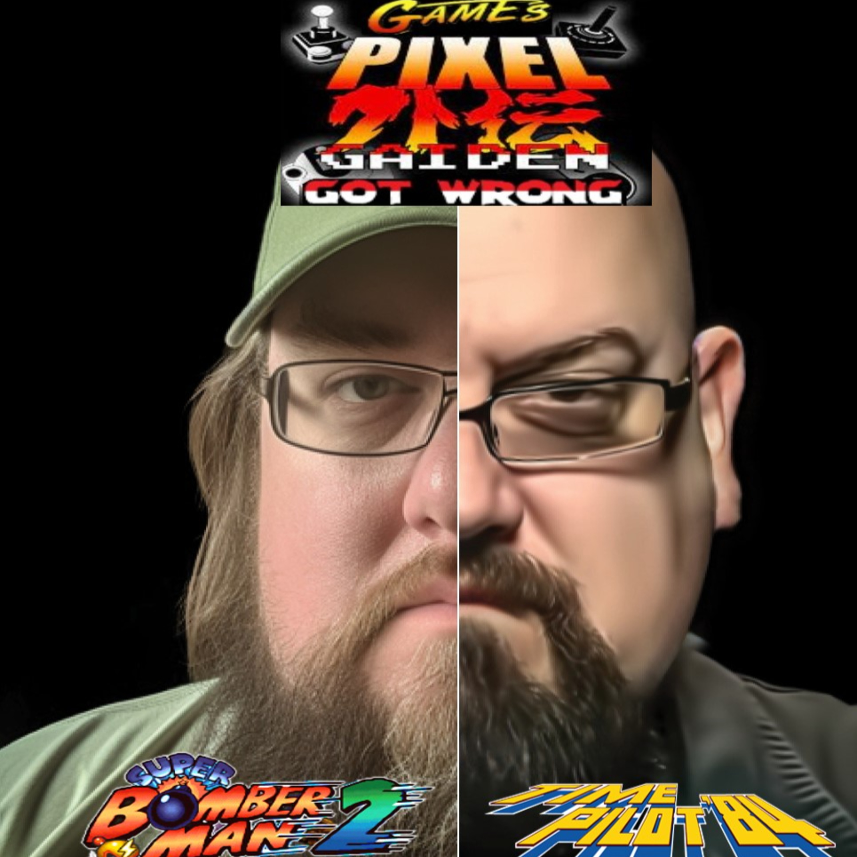 Games Pixel Gaiden Podcast Got WRONG!?!? - Time Pilot '84 & Super Bomberman 2 - ARG Presents 264 episode artwork