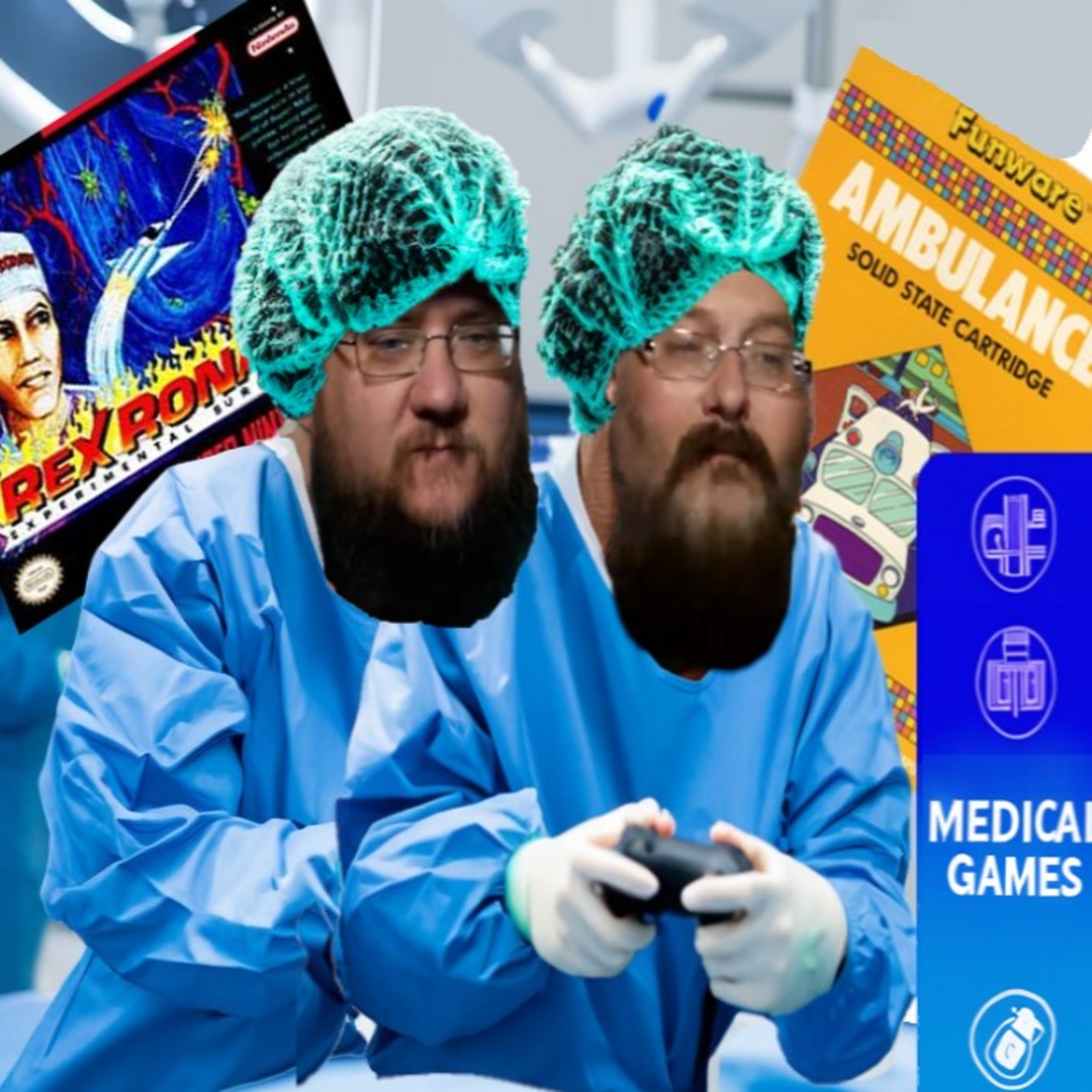 Medical Games - Rex Ronan: Experimental Surgeon (SNES) & Ambulance (TI99/4A) - ARG Presents 273 episode artwork