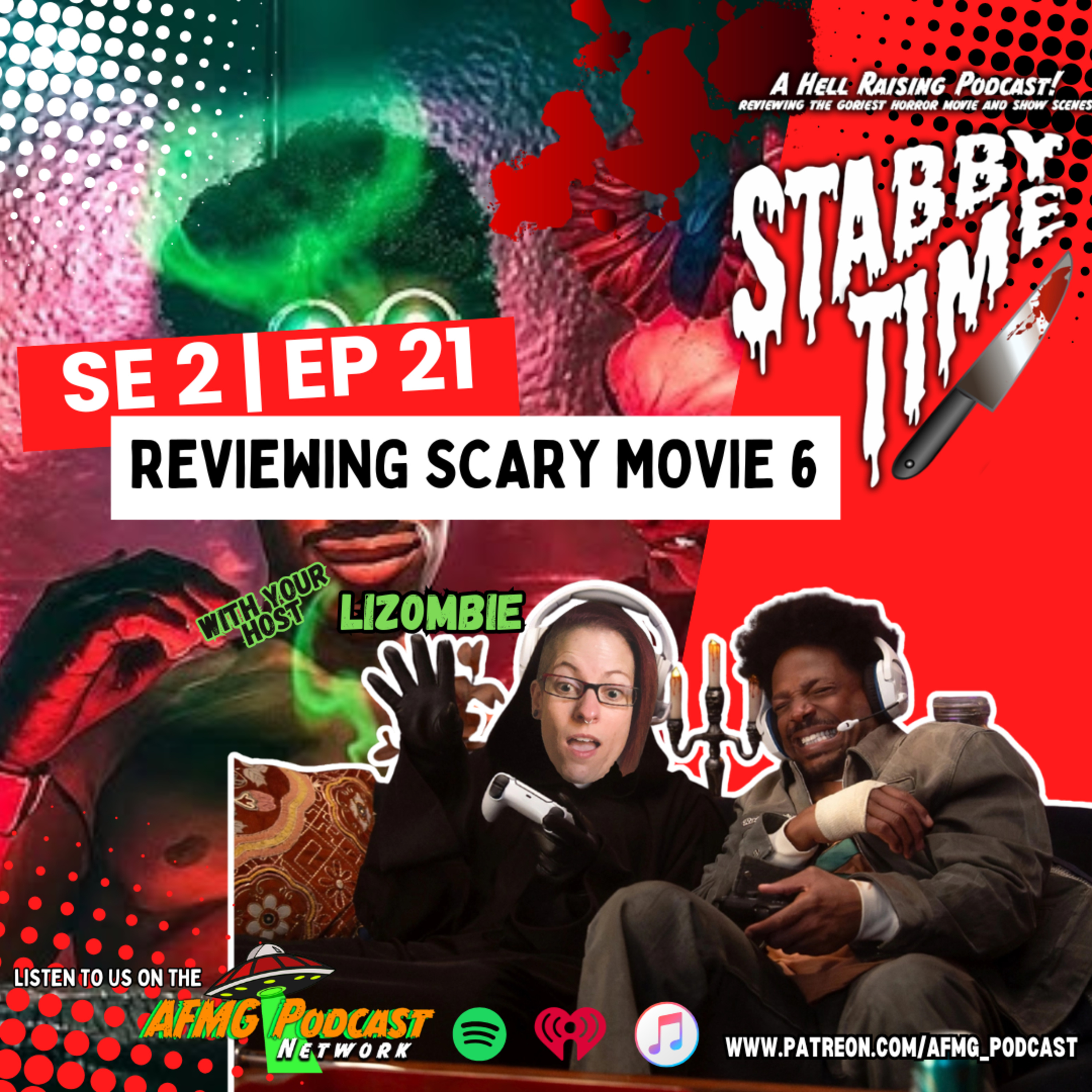 SE 2 | EP 21 - Stabby Time Podcast Reviewing Scary Movie 6 episode artwork