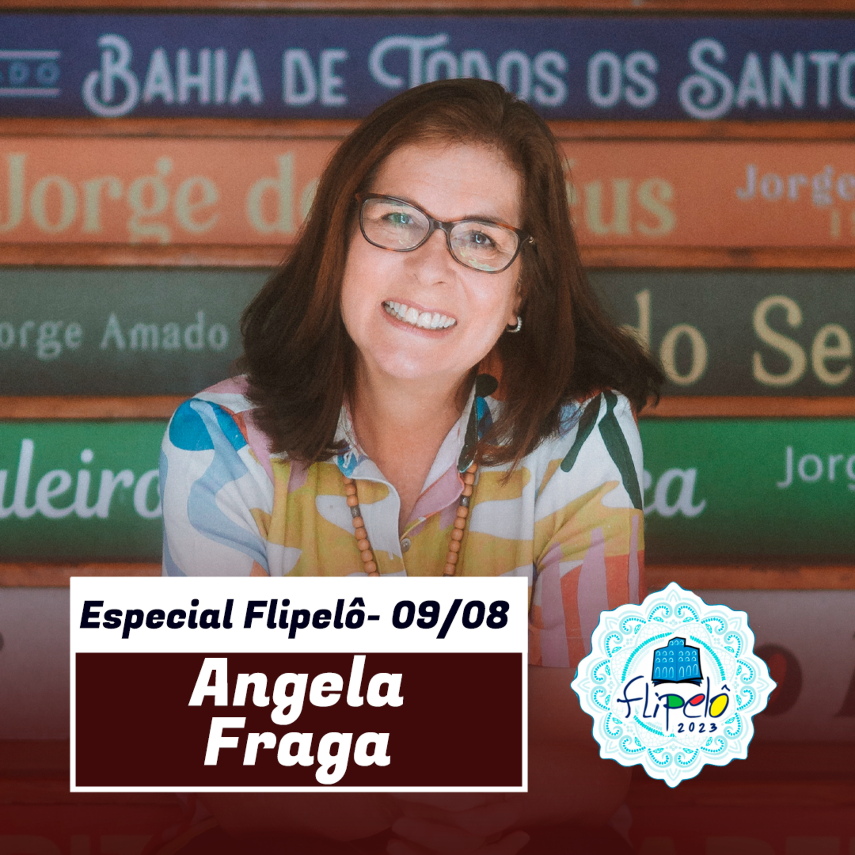 ANGELA FRAGA | Diretora da Fundação Casa de Jorge Amado - Especial FLIPELÔ - Pod Ler e Escrever episode artwork