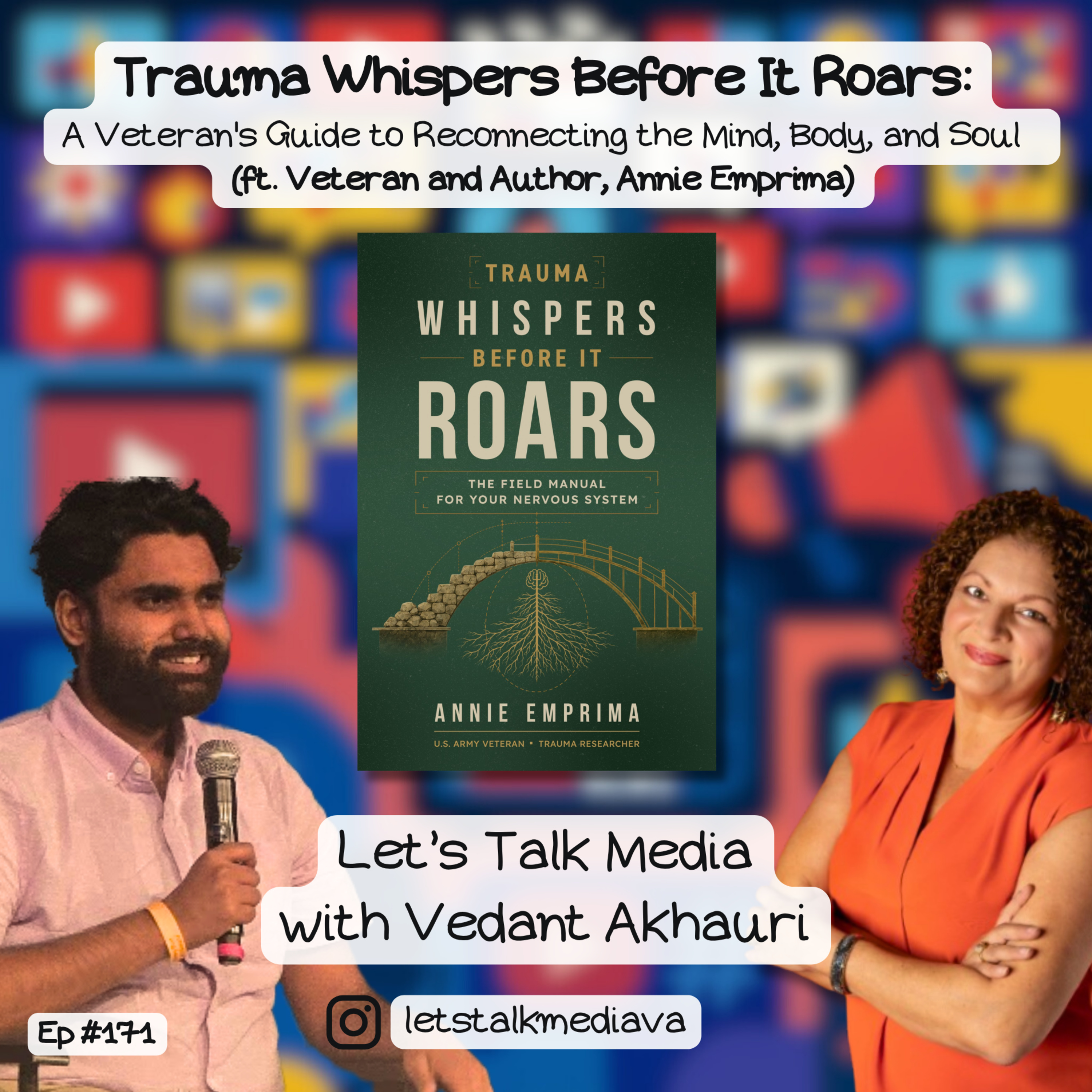 Trauma Whispers Before It Roars: A Veteran's Guide to Reconnecting the Mind, Body, and Soul (ft. Veteran and Author, Annie Emprima) episode artwork