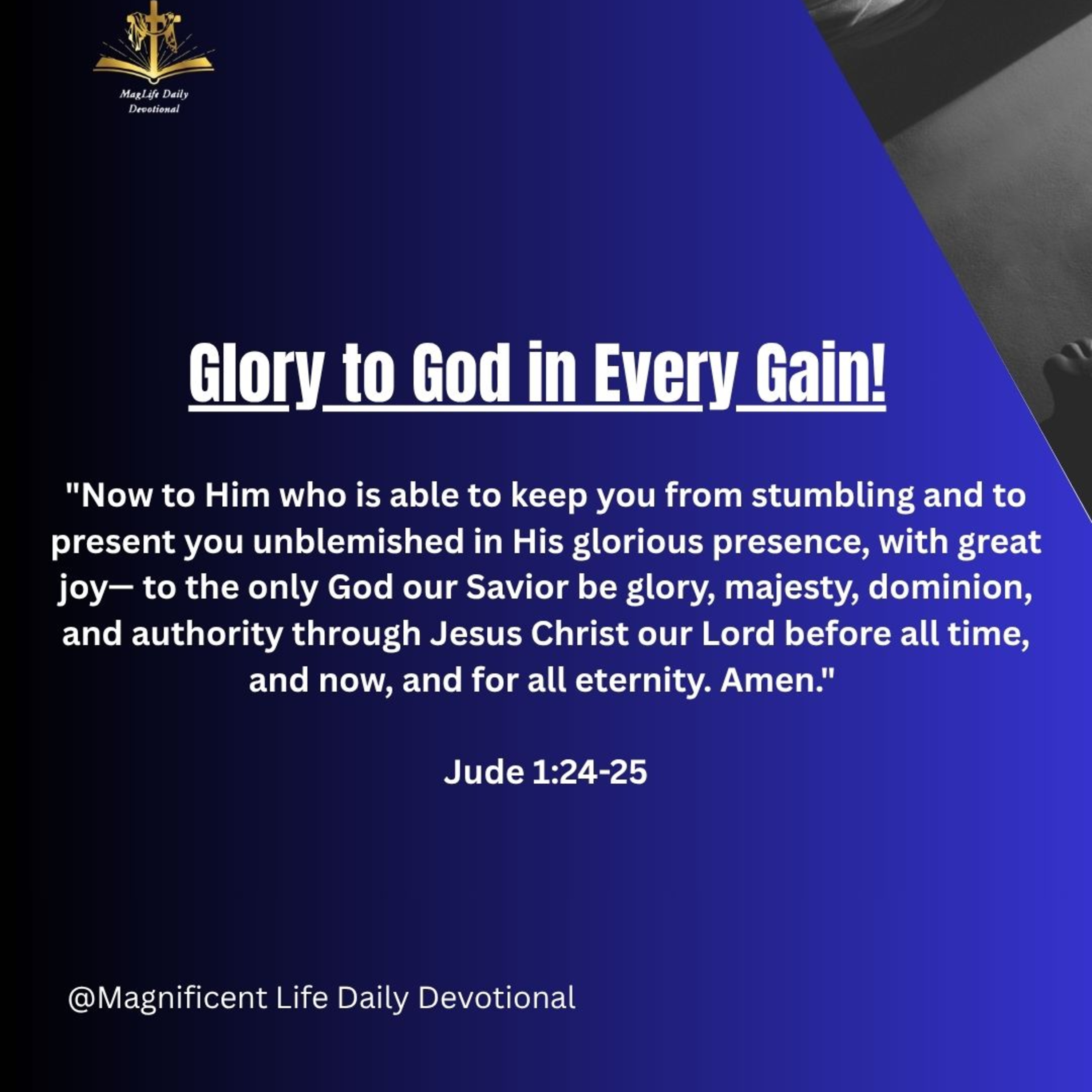 Glory to God in Every Gain! episode artwork