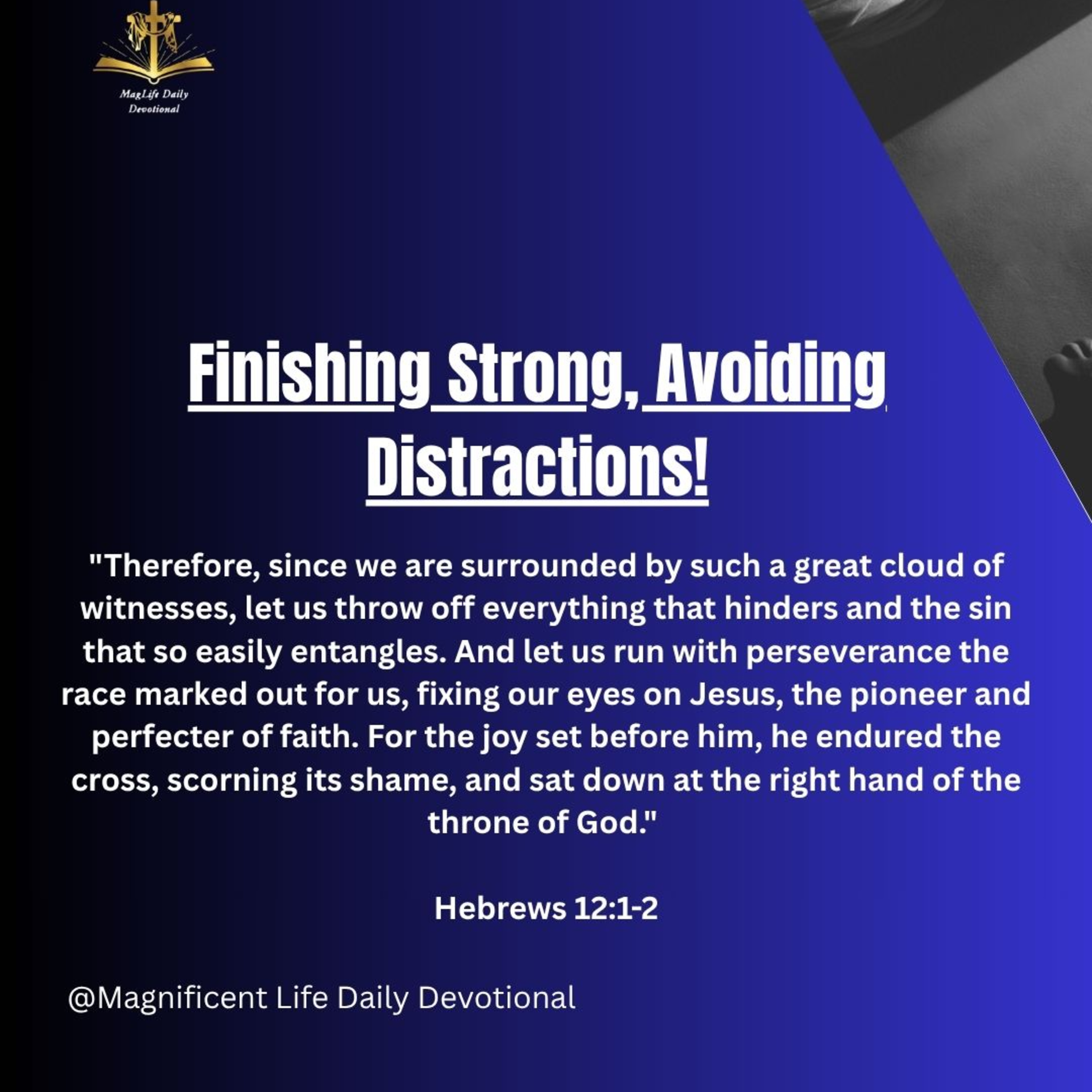 Finishing Strong, Avoiding Distractions! episode artwork