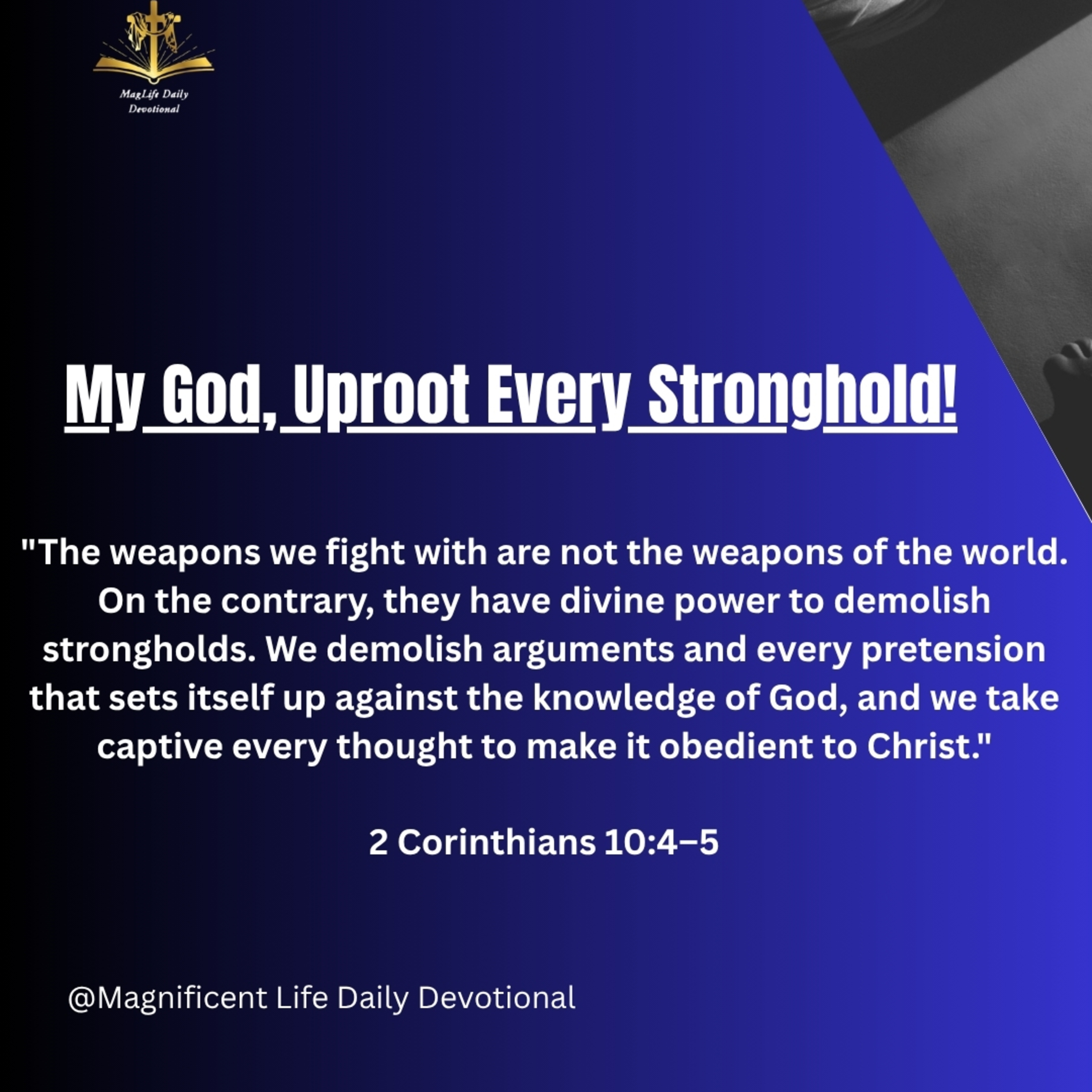 My God, Uproot Every Stronghold! episode artwork