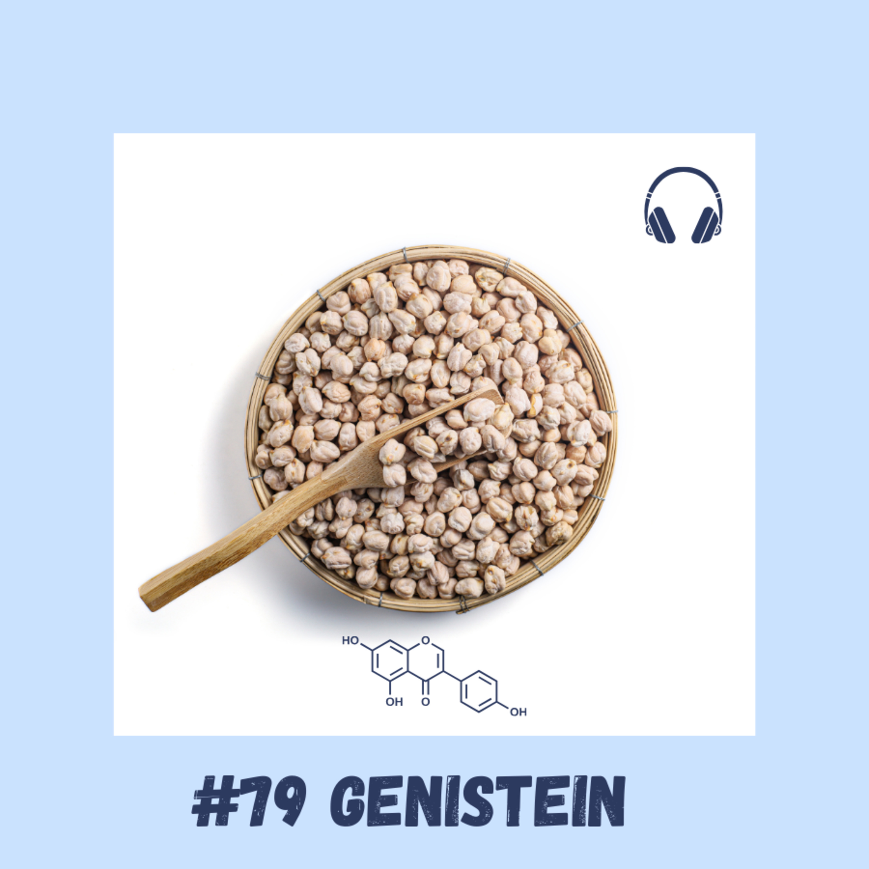 #79 GENISTEIN / menopauza, fytoestrogen, návaly horka, vaječníky, estrogen, PCOS, endometrióza, psychické problémy, střevní paraziti, hubnutí, růstový hormon episode artwork