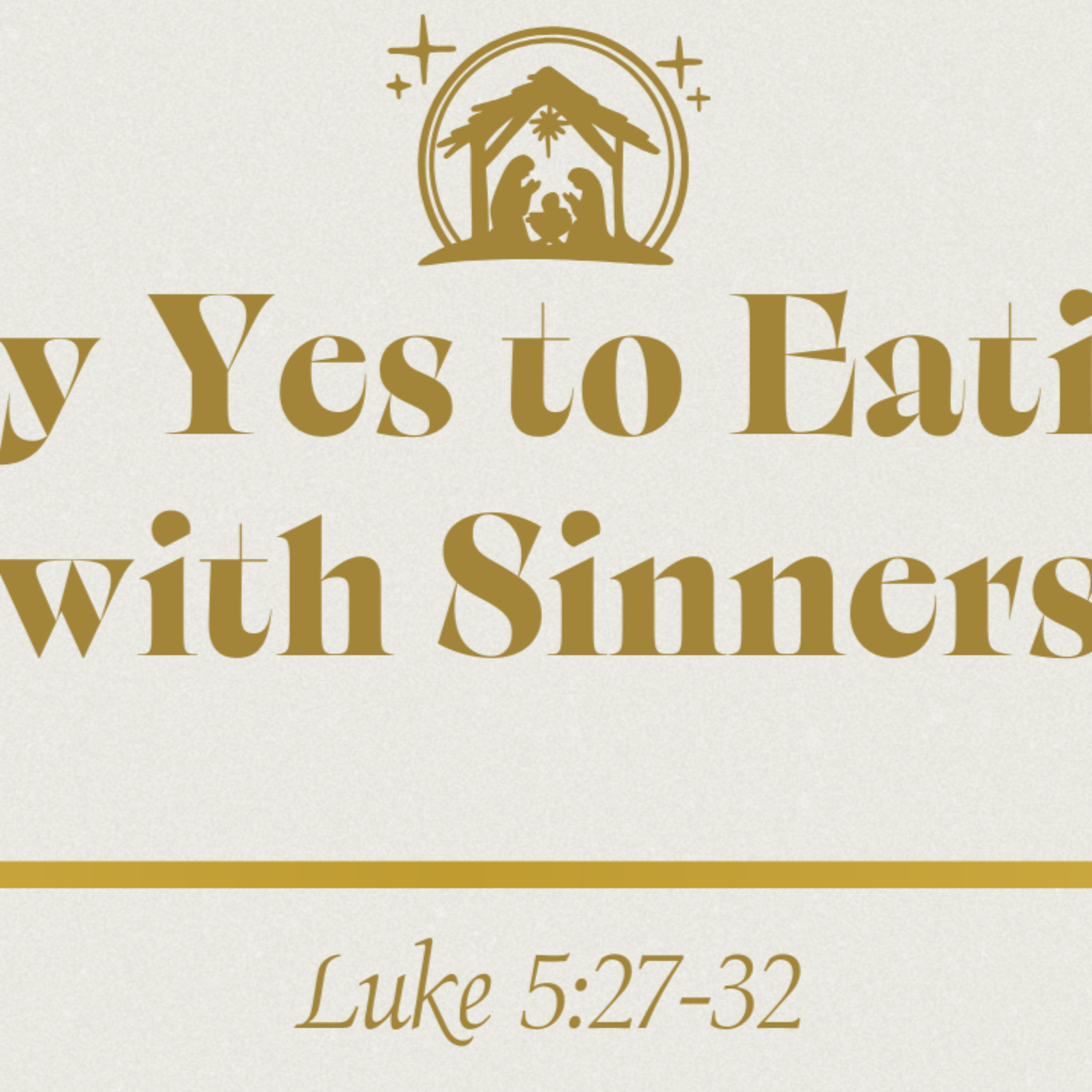 Say Yes to eating with Sinners episode artwork