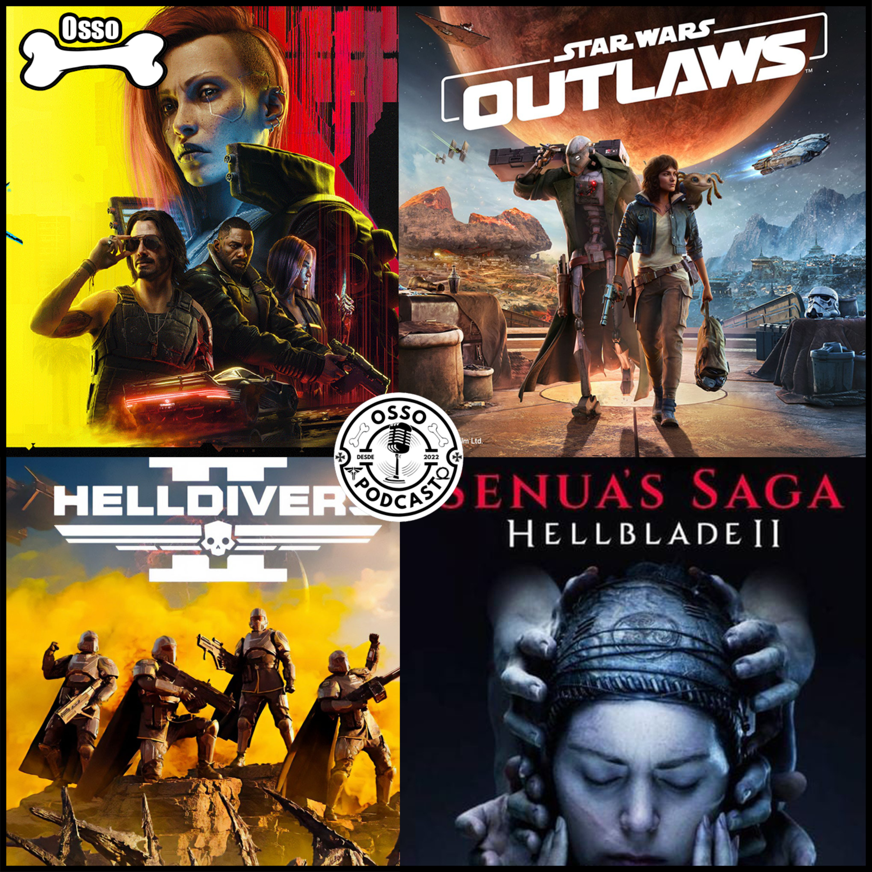 Osso EP 39 - A polêmica de Hellblade 30fps, trailer de Star Wars Outlaw, o que estamos jogando e mais!!!🎮🕹️ episode artwork