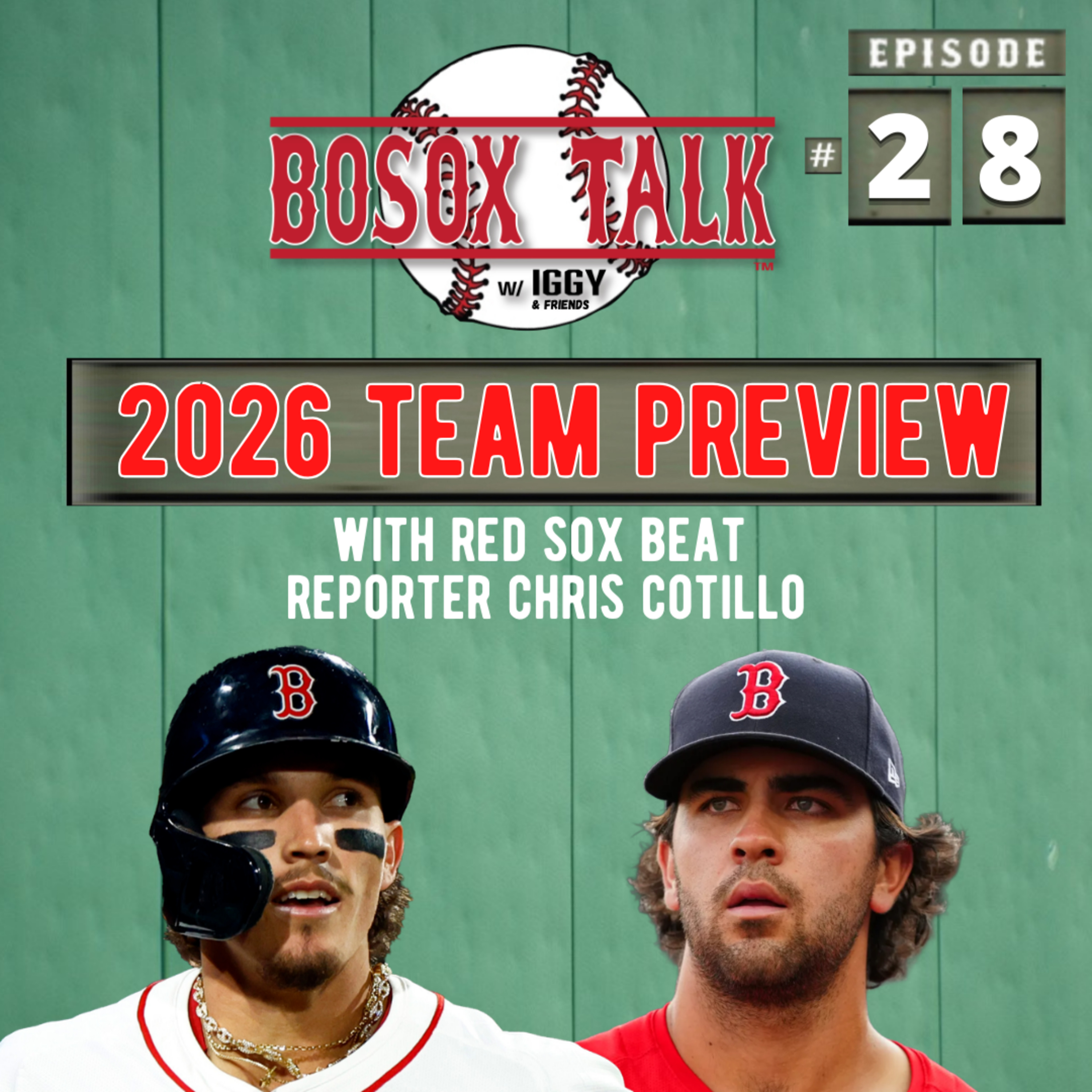 WHAT TO EXPECT FROM 2026 RED SOX? Mayer in MLB? Casas Back? with Chris Cotillo episode artwork