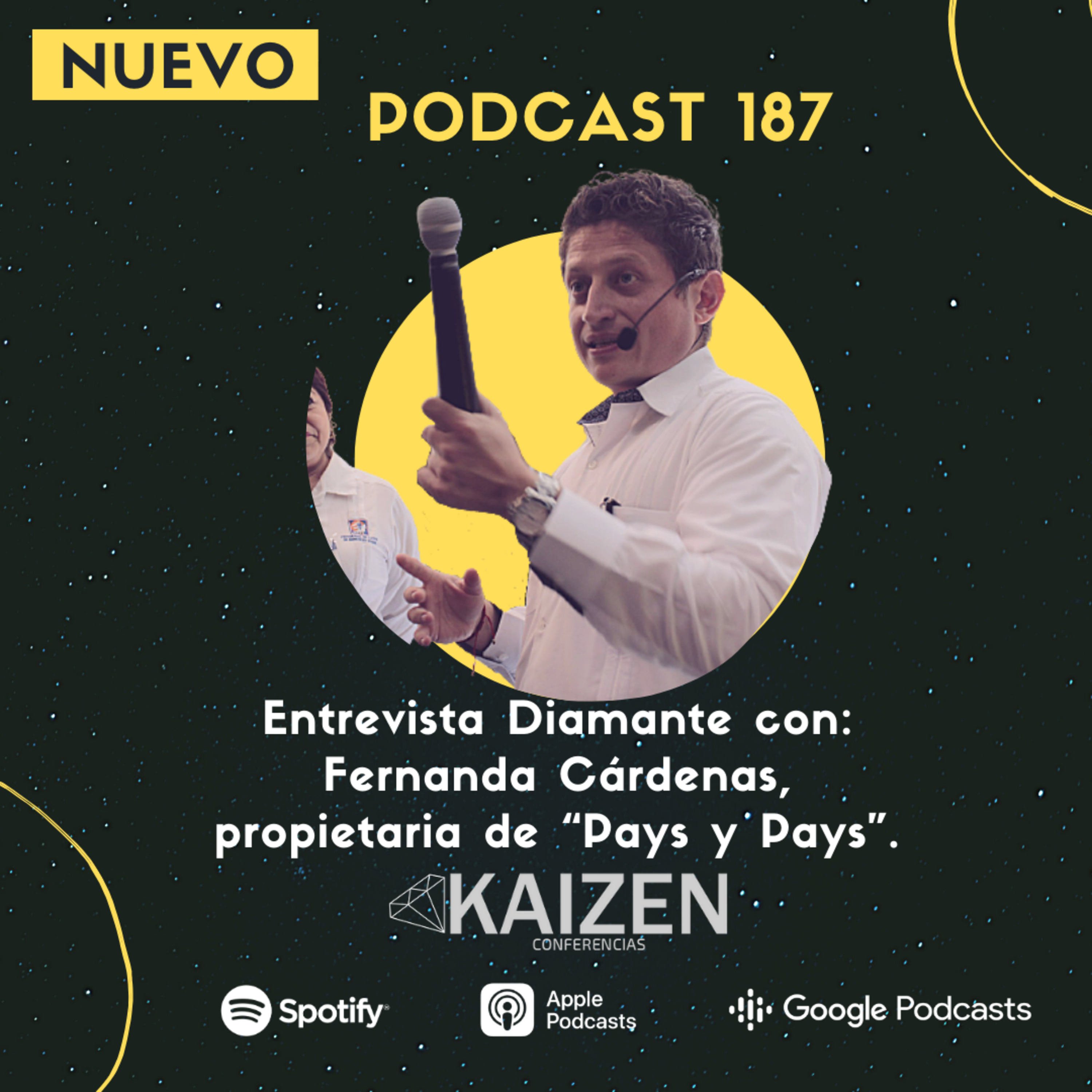 187. Entrevista diamante con la emprendedora Fernanda Cárdenas l Kaizen Conferencias episode artwork