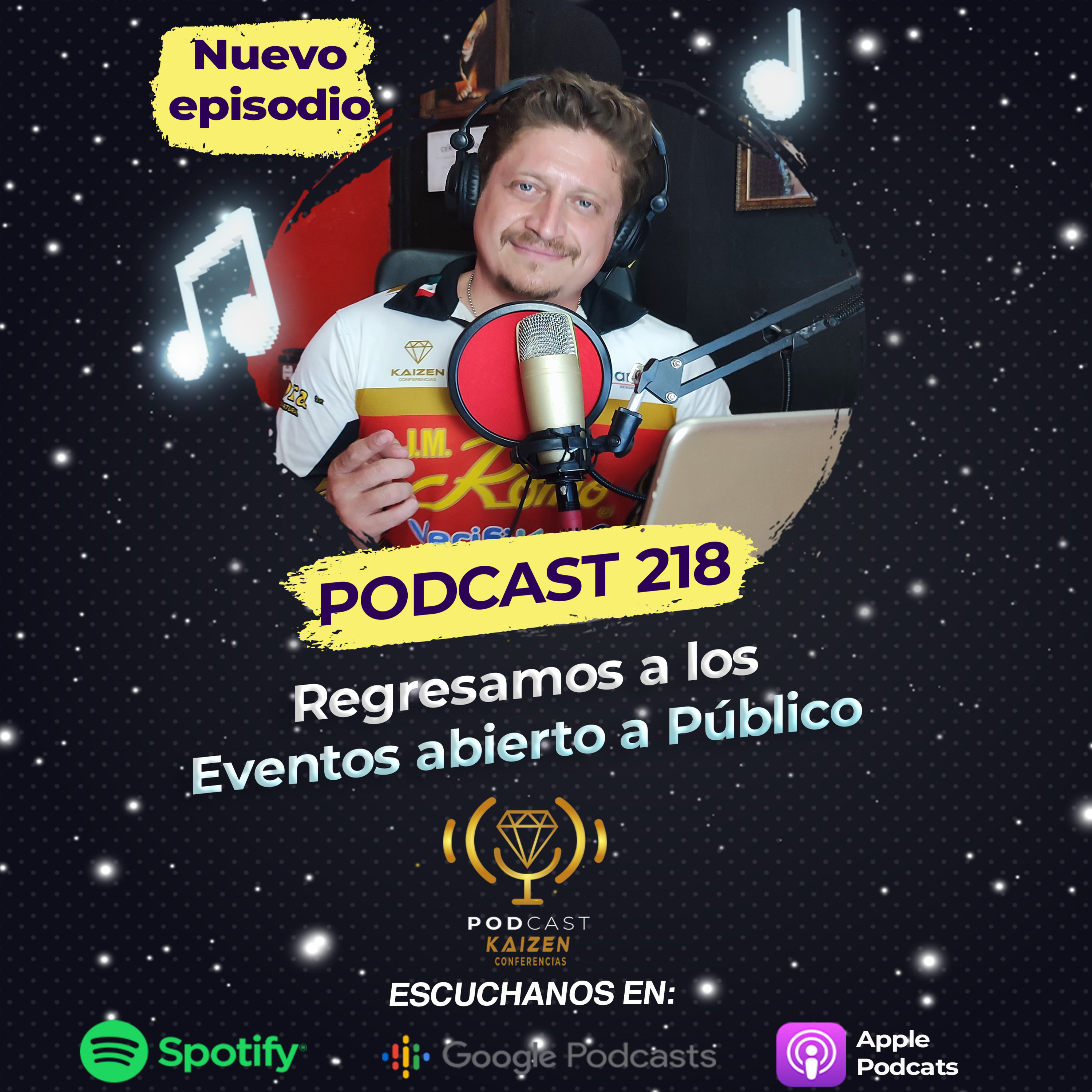 218. Regresamos a los eventos abierto a público - Noticias importantes episode artwork