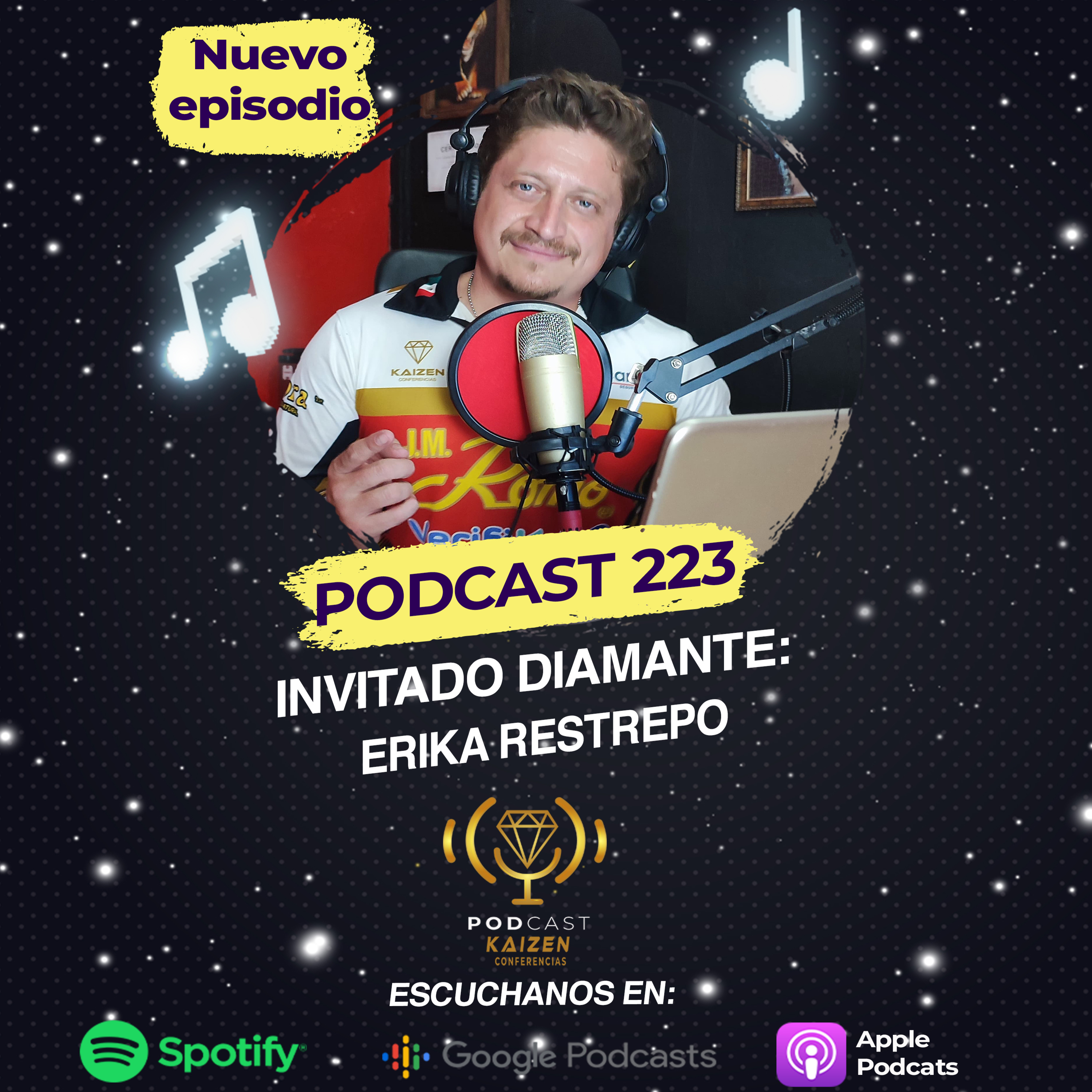 223. Invitado Diamante: Erika Restrepo episode artwork