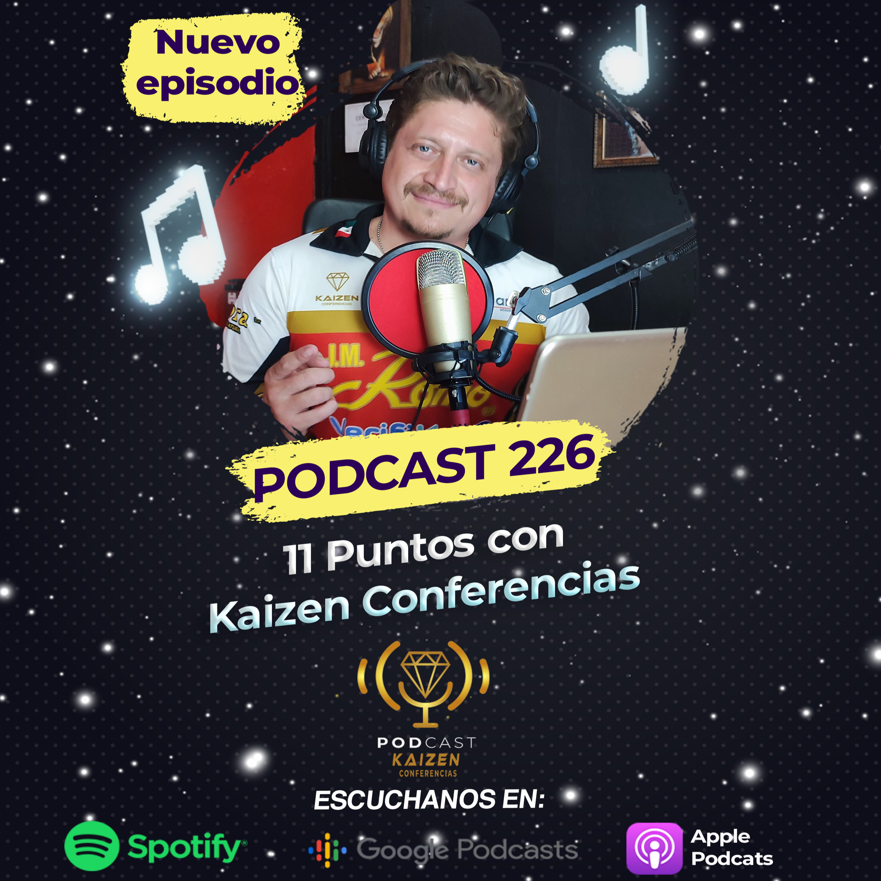 226. 11 Puntos con Kaizen Conferencias episode artwork