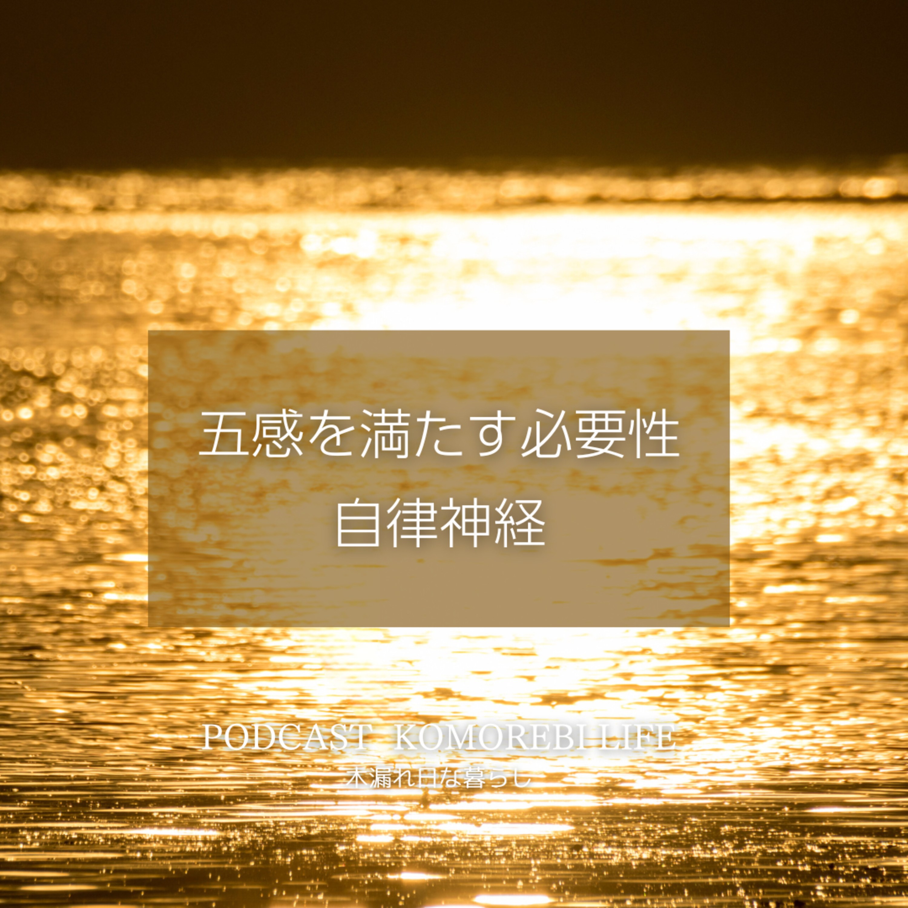 五感を満たす必要性｜自律神経を整える episode artwork