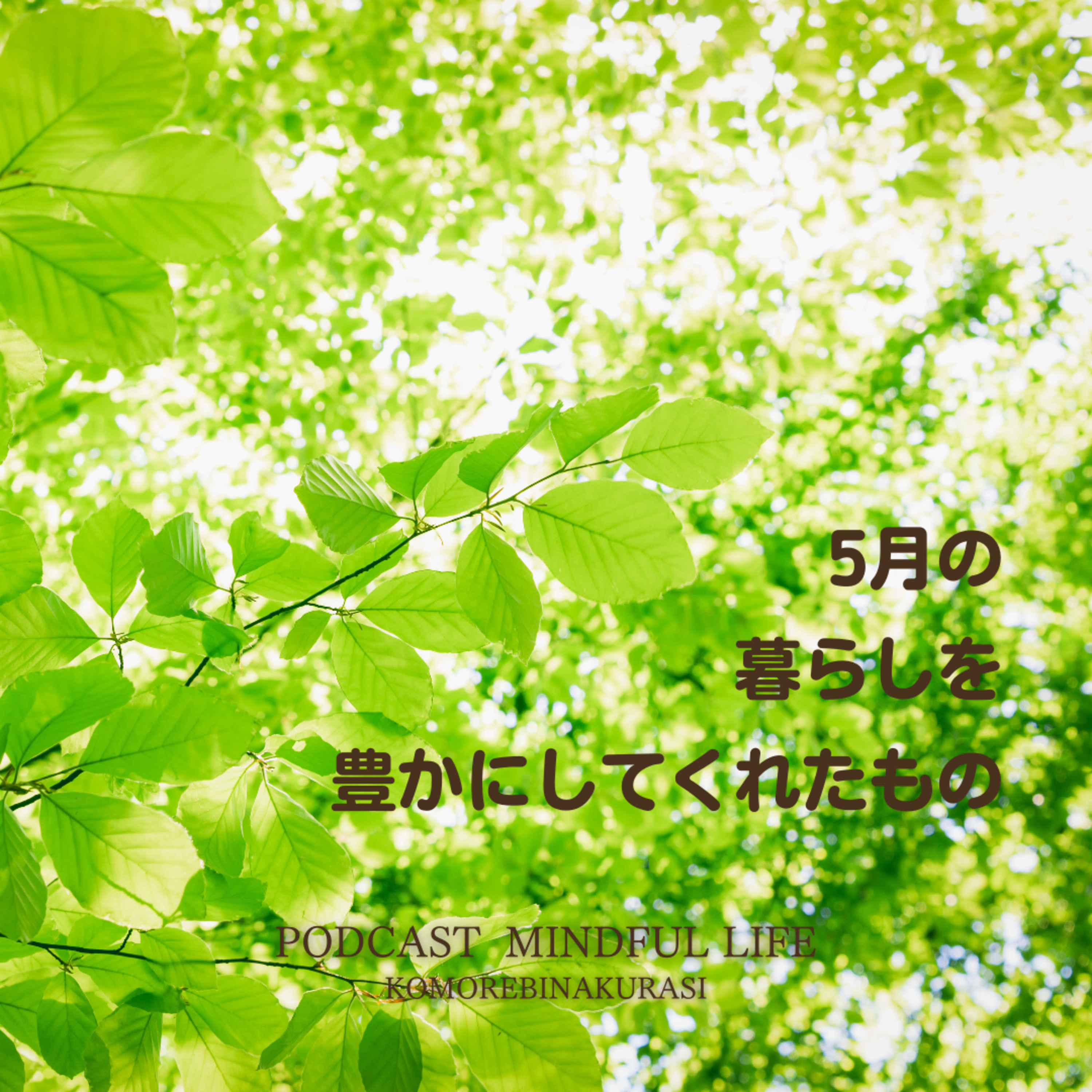 5月の暮らしを豊かにしてくれたもの episode artwork