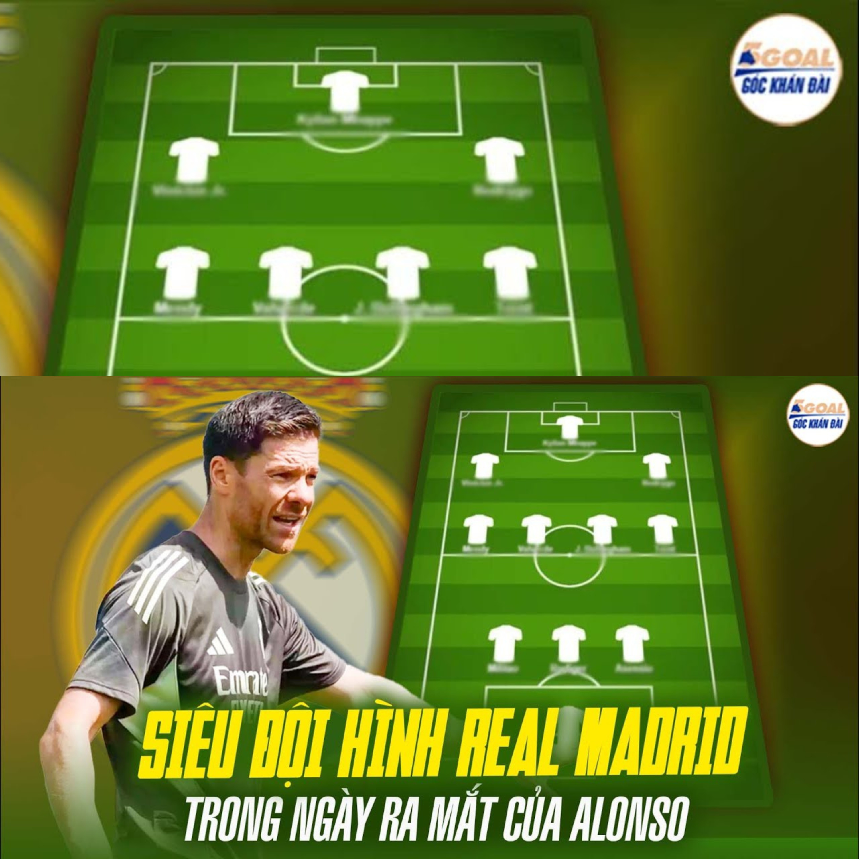 SIÊU ĐỘI HÌNH REAL MADRID CHO TRẬN RA MẮT CỦA ALONSO BÁ ĐẠO CỠ NÀO? episode artwork