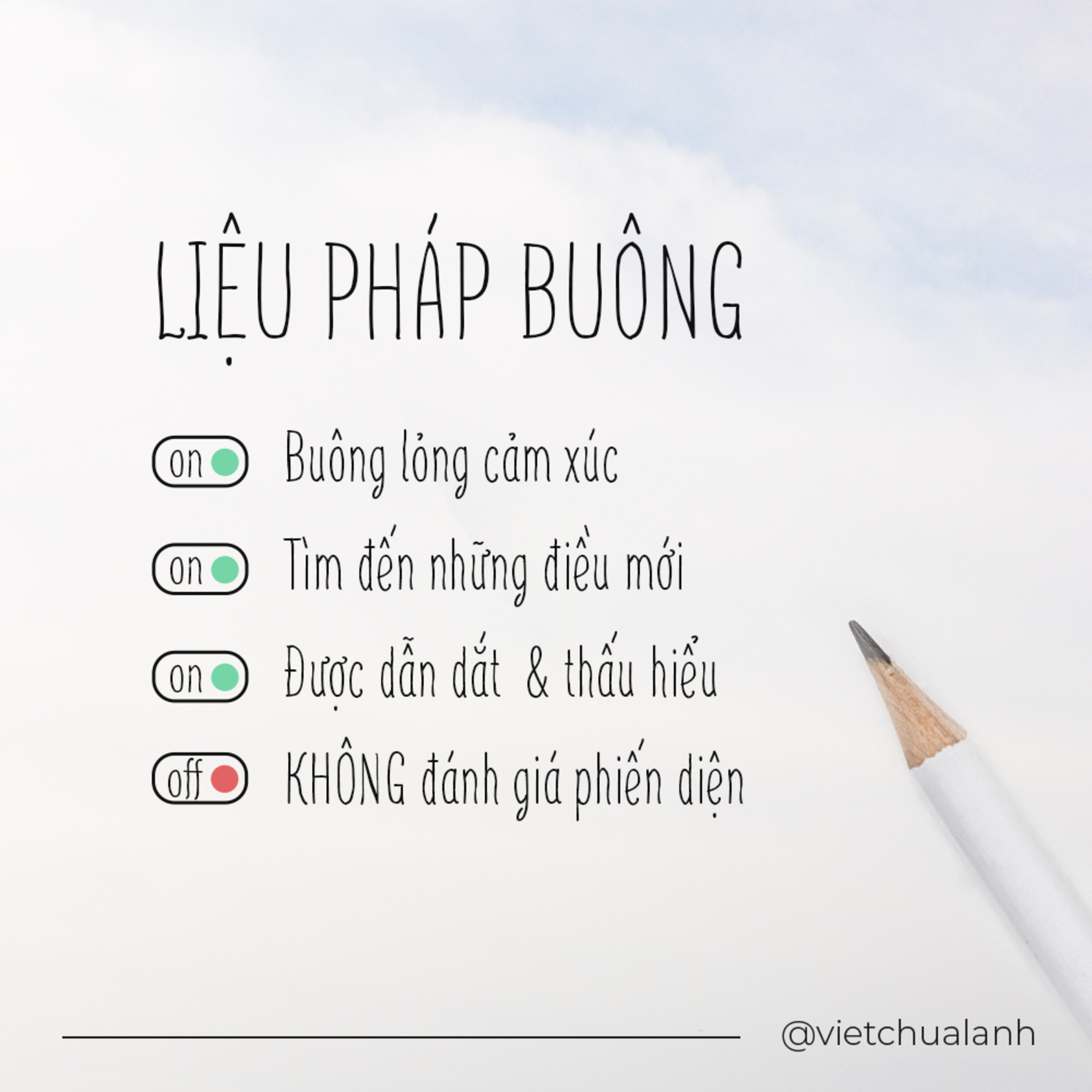 [Chữa lành] Làm gì khi não bị quá tải?