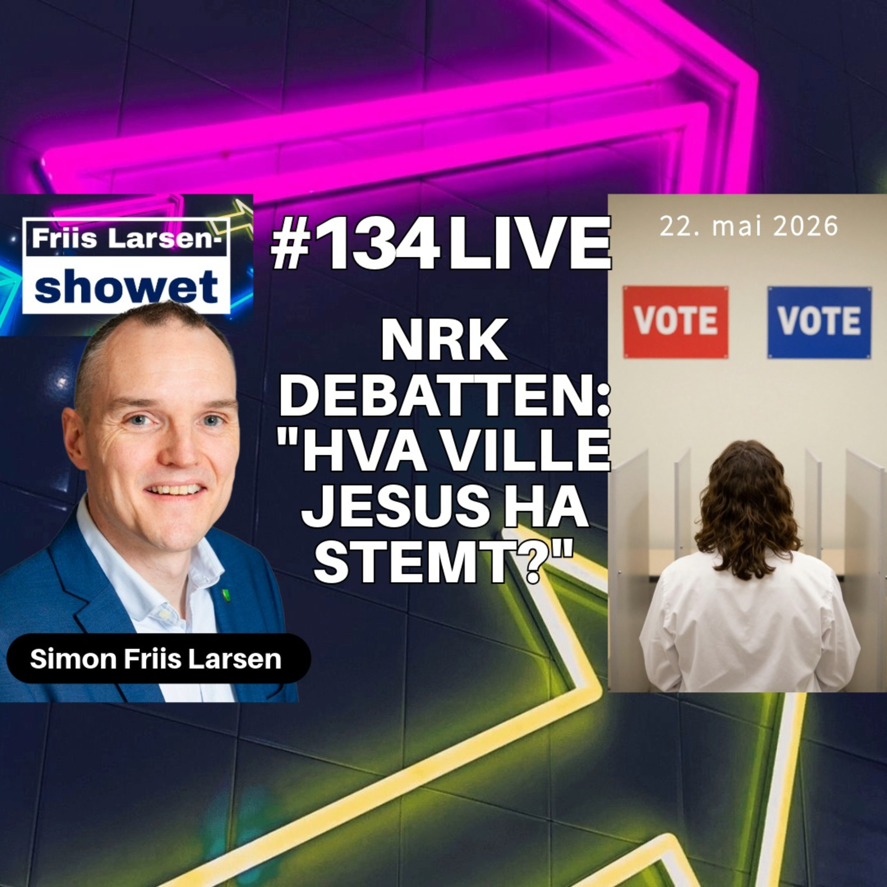#134 - Hva ville Jesus ha stemt? episode artwork
