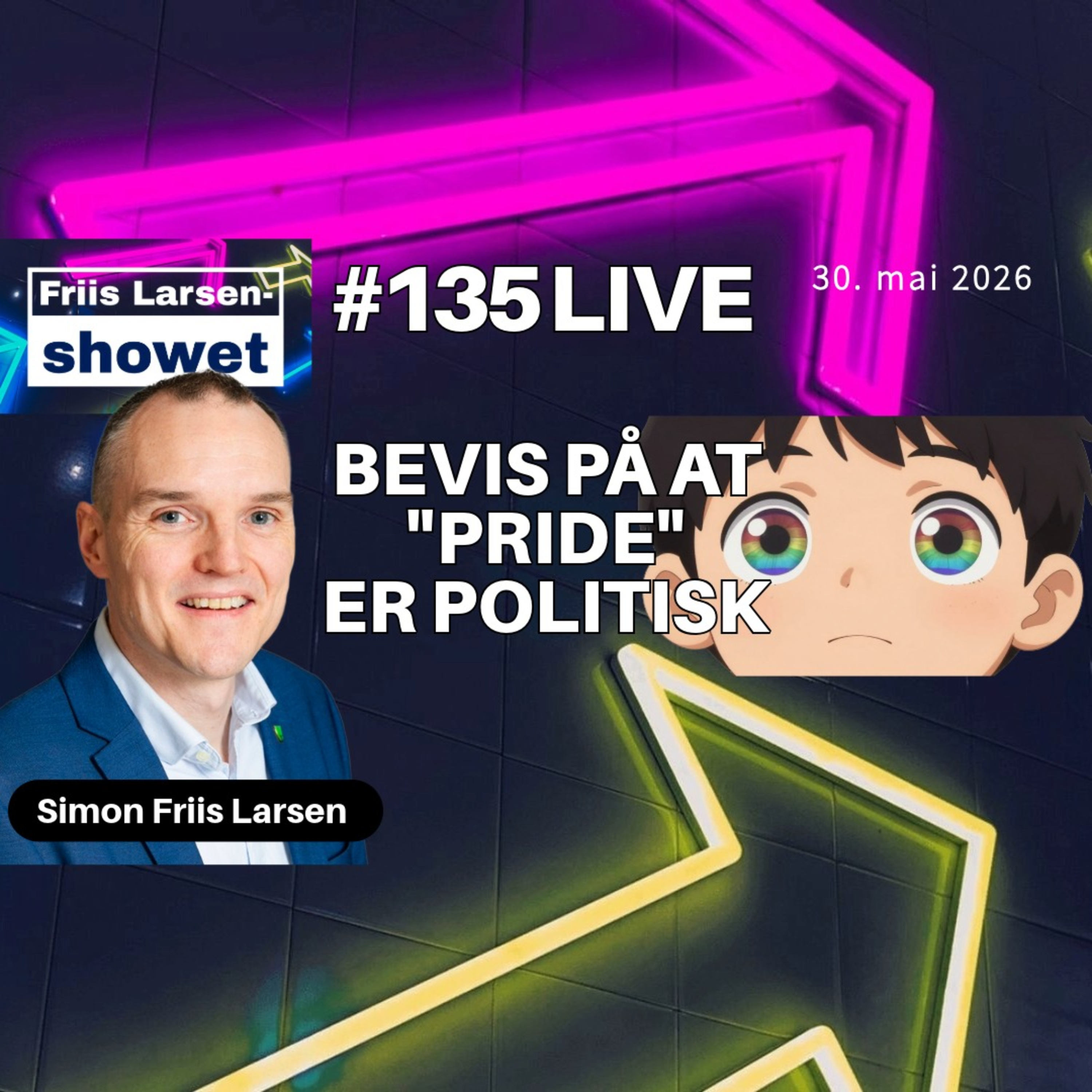 #135 - Bevis på at "pride" er politisk episode artwork