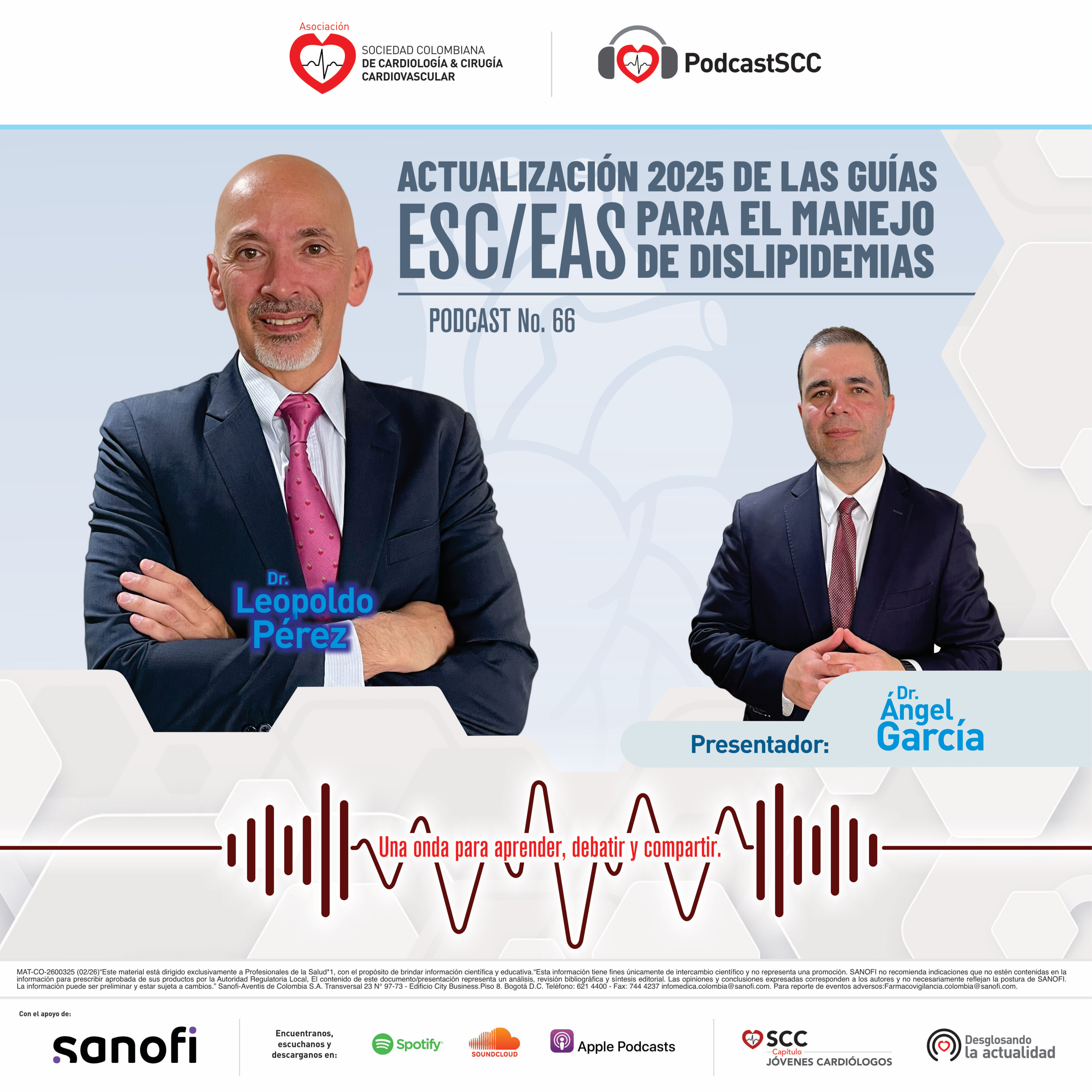 Actualización 2025 de las guías ESC- EAS para el manejo de las dislipidemias