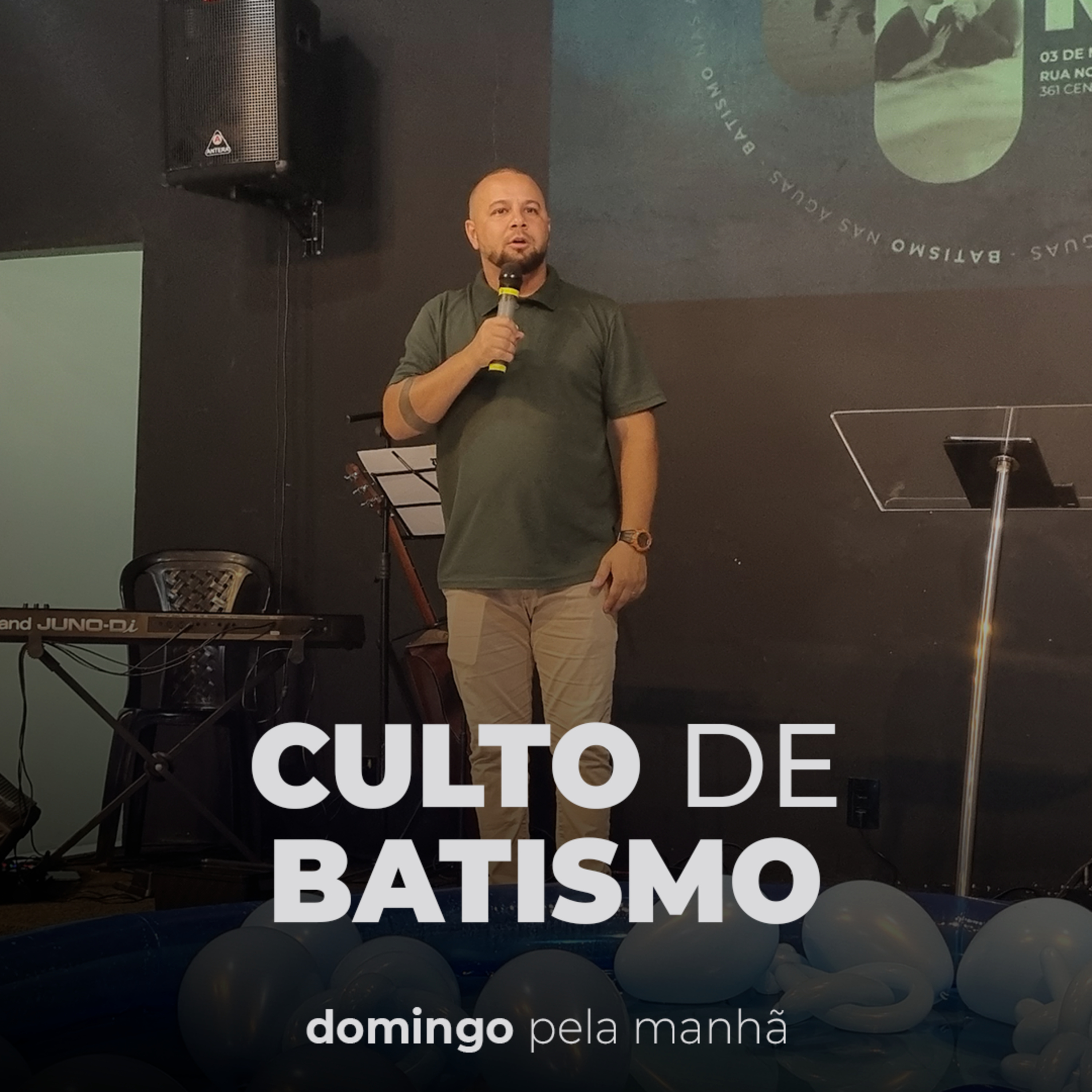 Culto de Batismo - Domingo Manhã - Pr. Guilherme Silva episode artwork