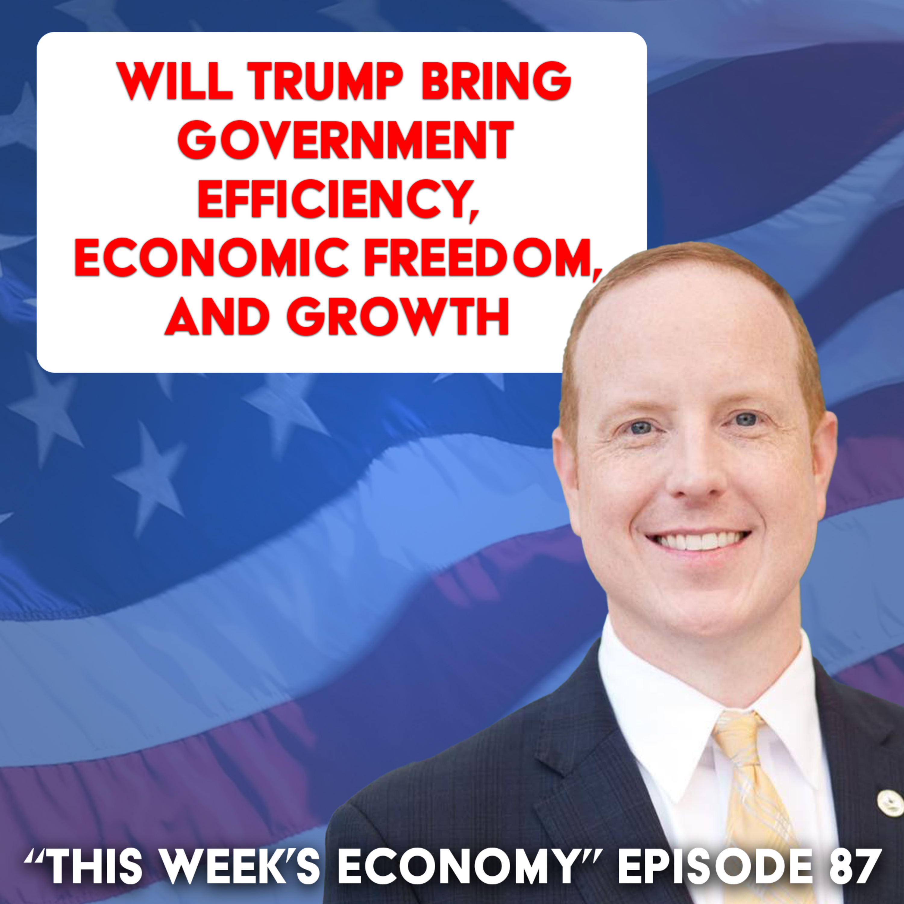 Will Trump Bring Government Efficiency, Economic Freedom, and Growth | This Week's Economy Ep. 87 episode artwork