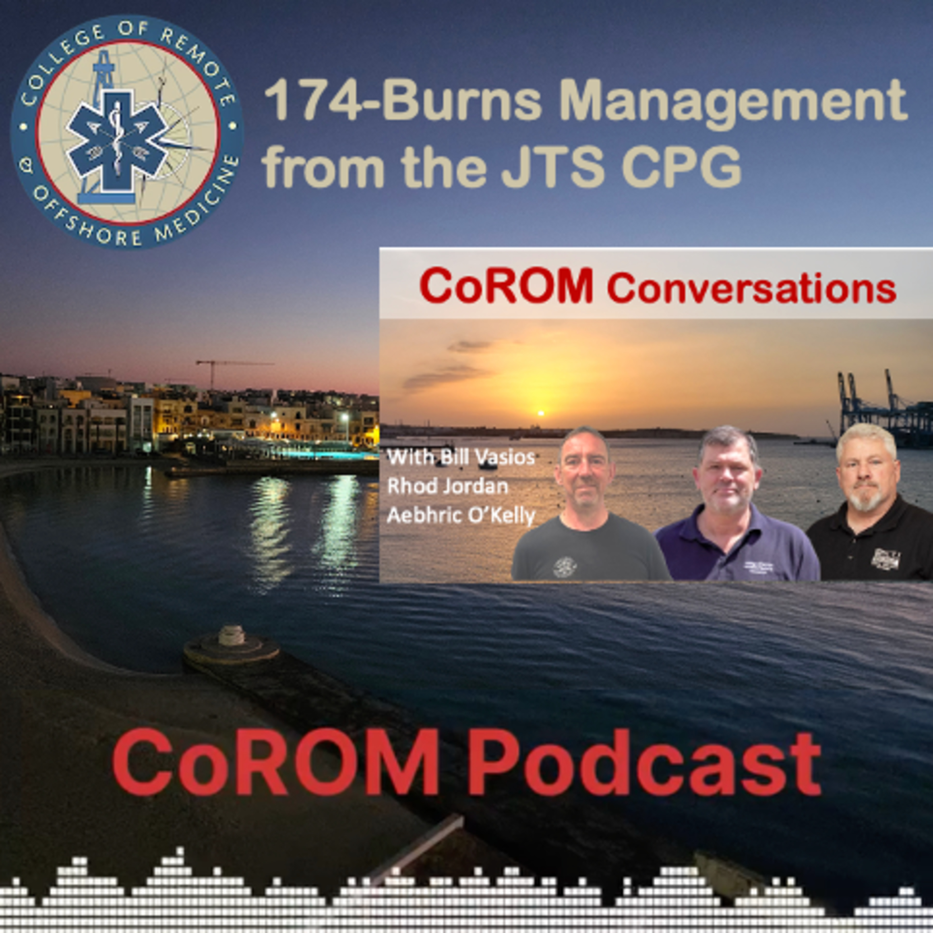 174-Austere Burns Management from the JTS CPG episode artwork