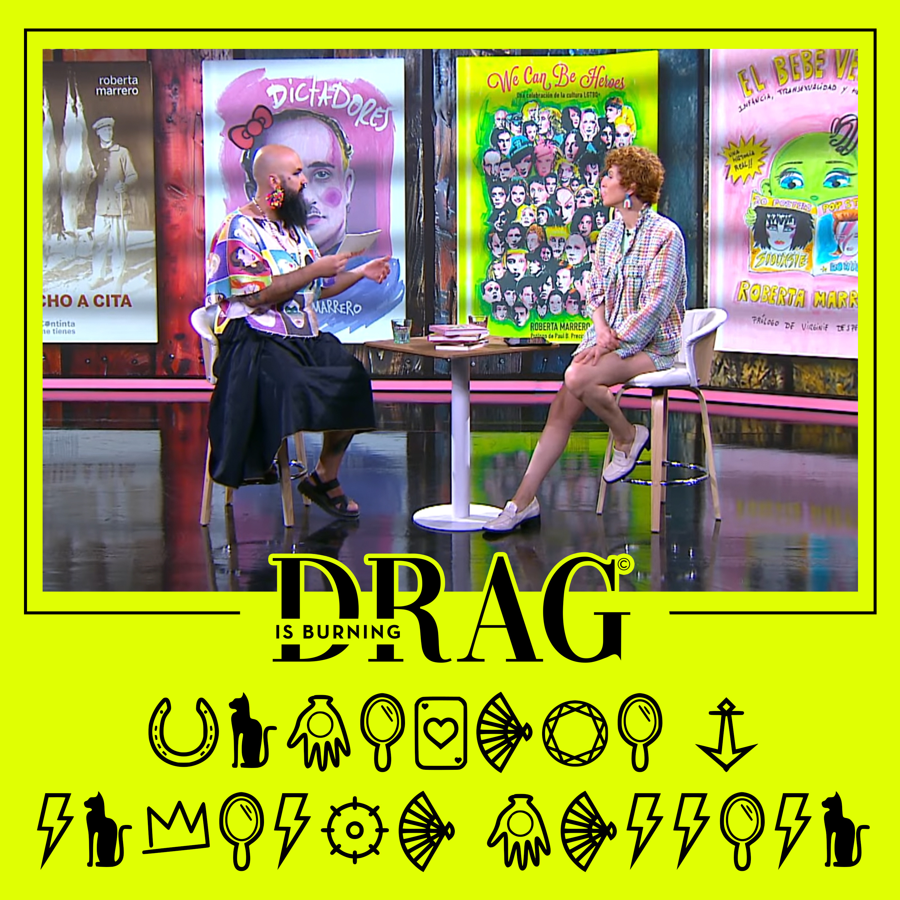 Homenaje al legado artístico de Roberta Marrero: 1996-2024 | Drag is Burning 6x17 episode artwork