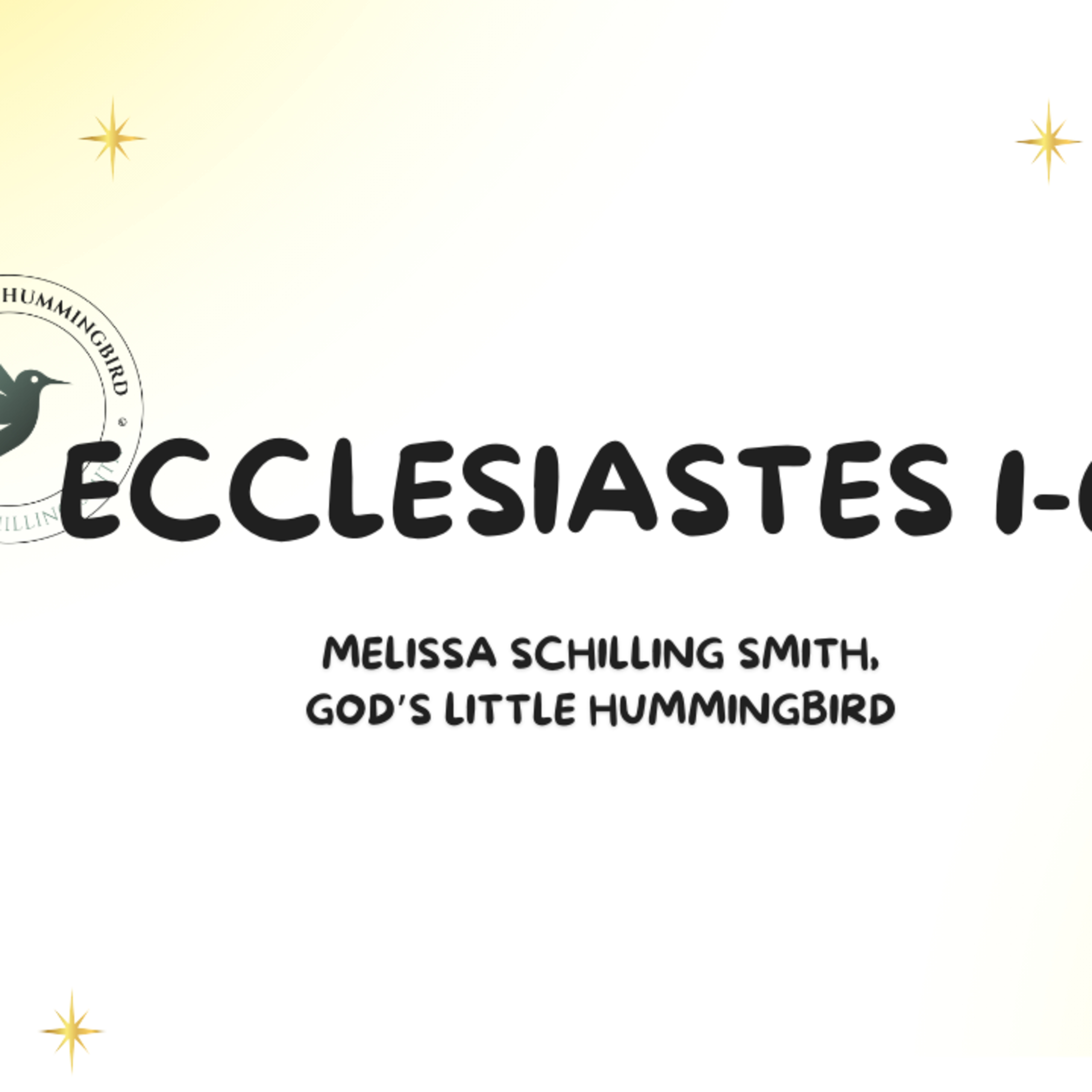 Ecclesiastes 1-6 episode artwork