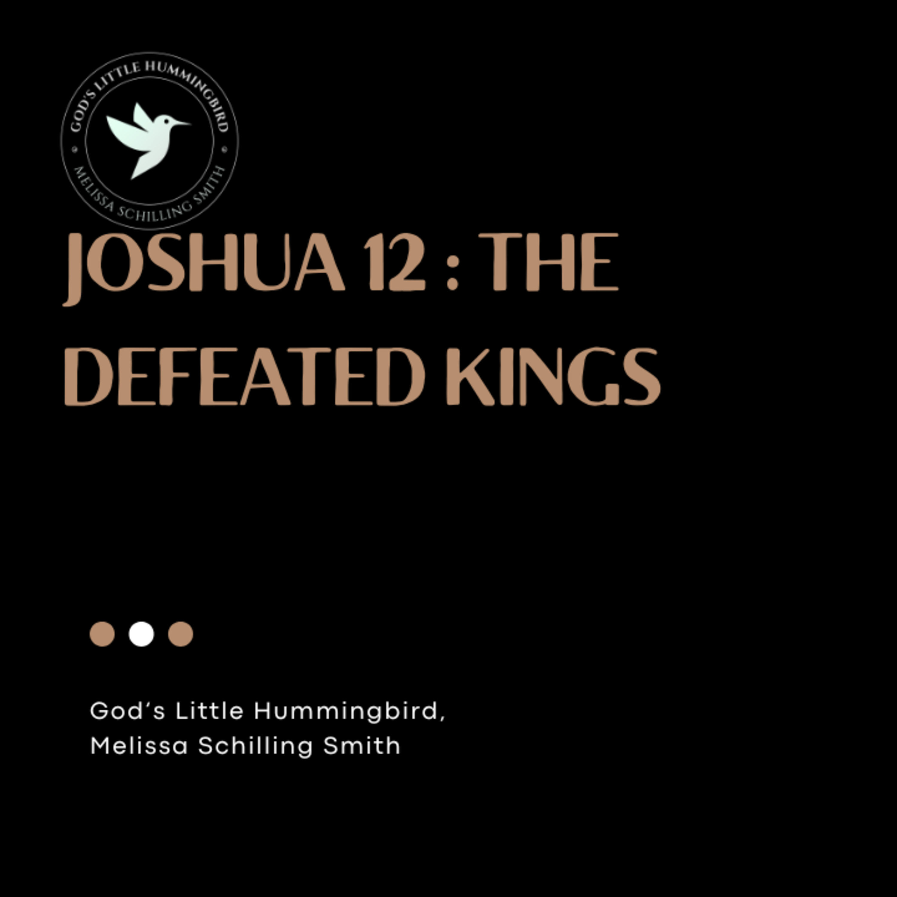 Joshua 12: The Defeated Kings episode artwork