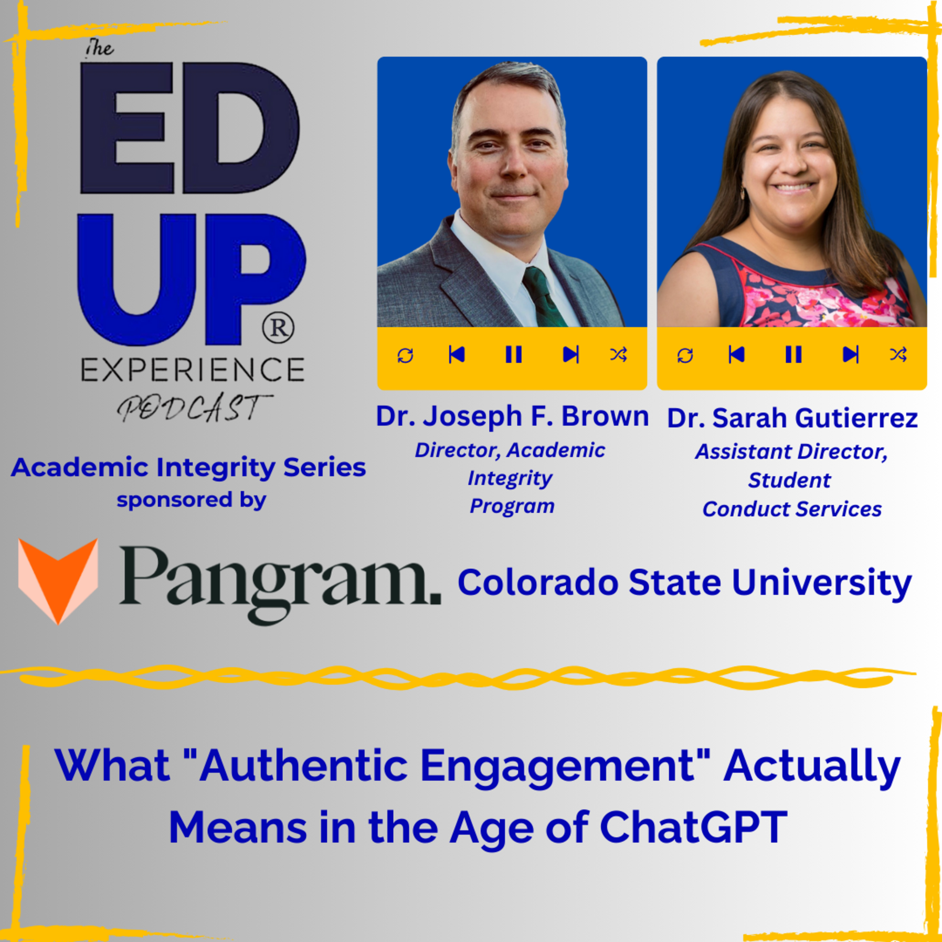 What "Authentic Engagement" Actually Means in the Age of ChatGPT - Dr. Joseph Brown, Dir., Academic Integrity, & Dr. Sarah Gutierrez, Ast. Dir. for Student Conduct Services, Colorado State University What "Authentic Engagement" Actually Means in the Age of ChatGPT - Dr. Joseph Brown, Dir., Academic Integrity, & Dr. Sarah Gutierrez, Ast. Dir. for Student Conduct Services, Colorado State University