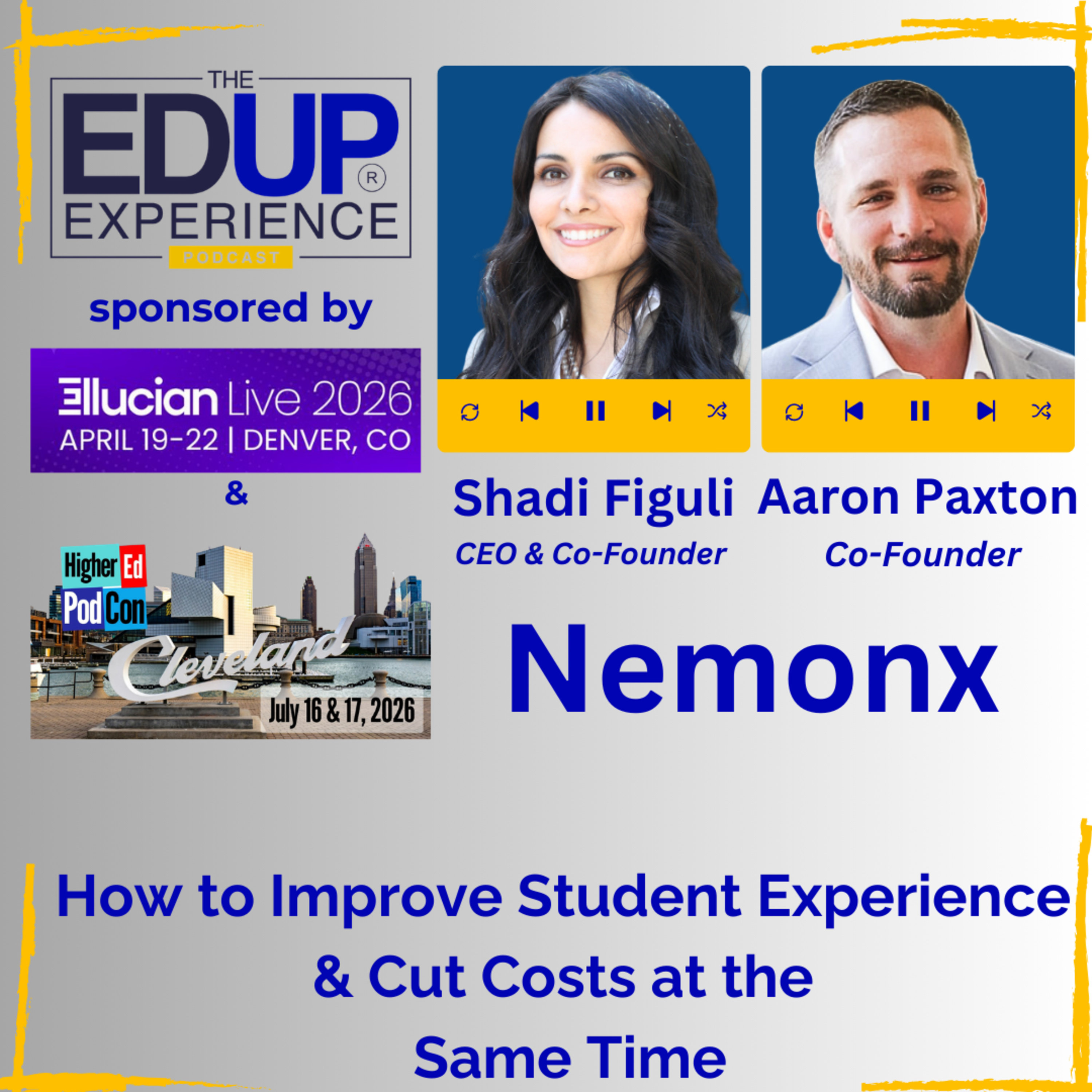 How to Improve Student Experience & Cut Costs at the Same Time - with Shadi Figuli, CEO & Co-Founder, & Aaron P