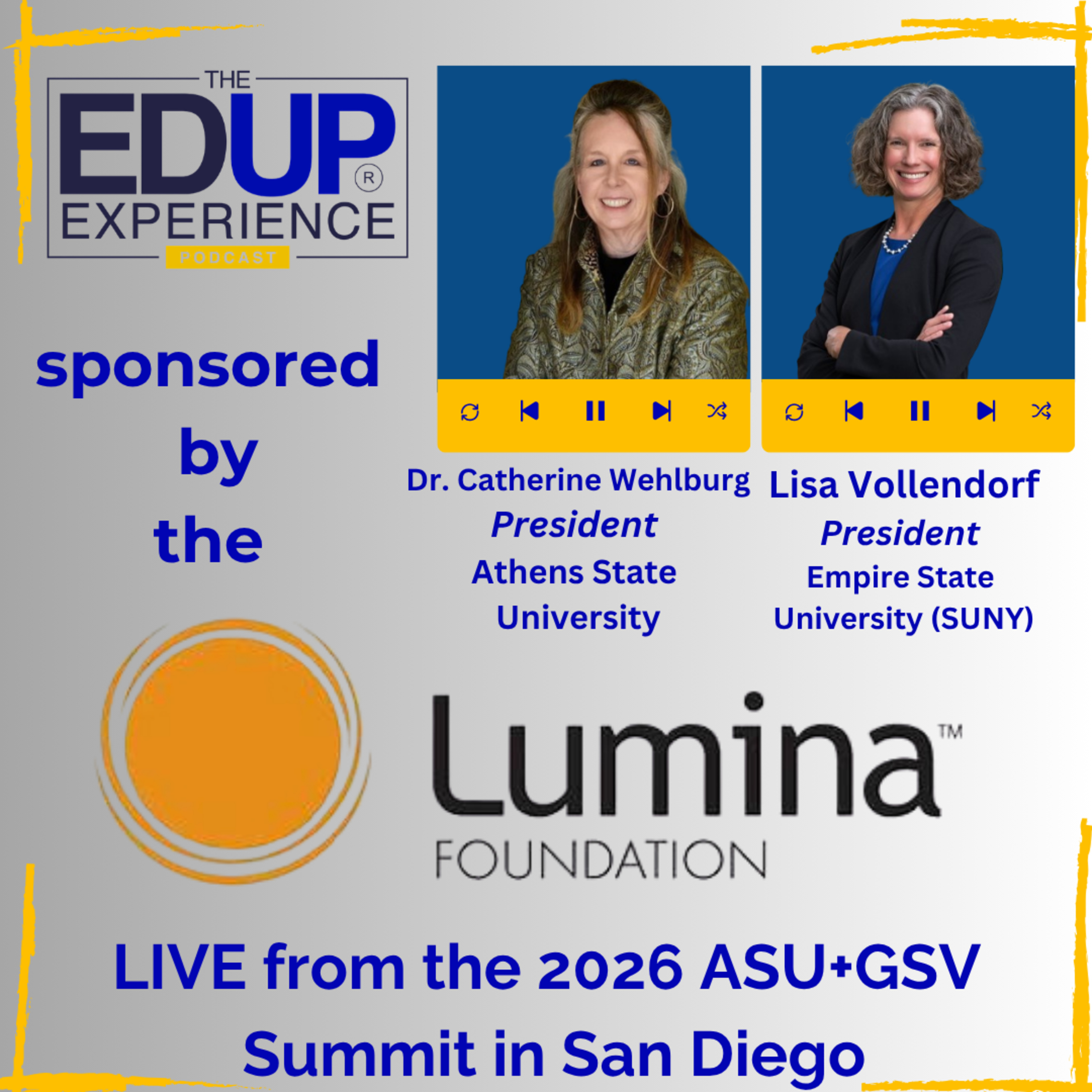 How Do You Serve Millions Adults With Some College No Credential? - w/ Dr. Lisa Vollendorf⁠, President, ⁠Empire State University,⁠ & ⁠Dr. Catherine M. Wehlburg⁠⁠, President, ⁠⁠Athens State University⁠