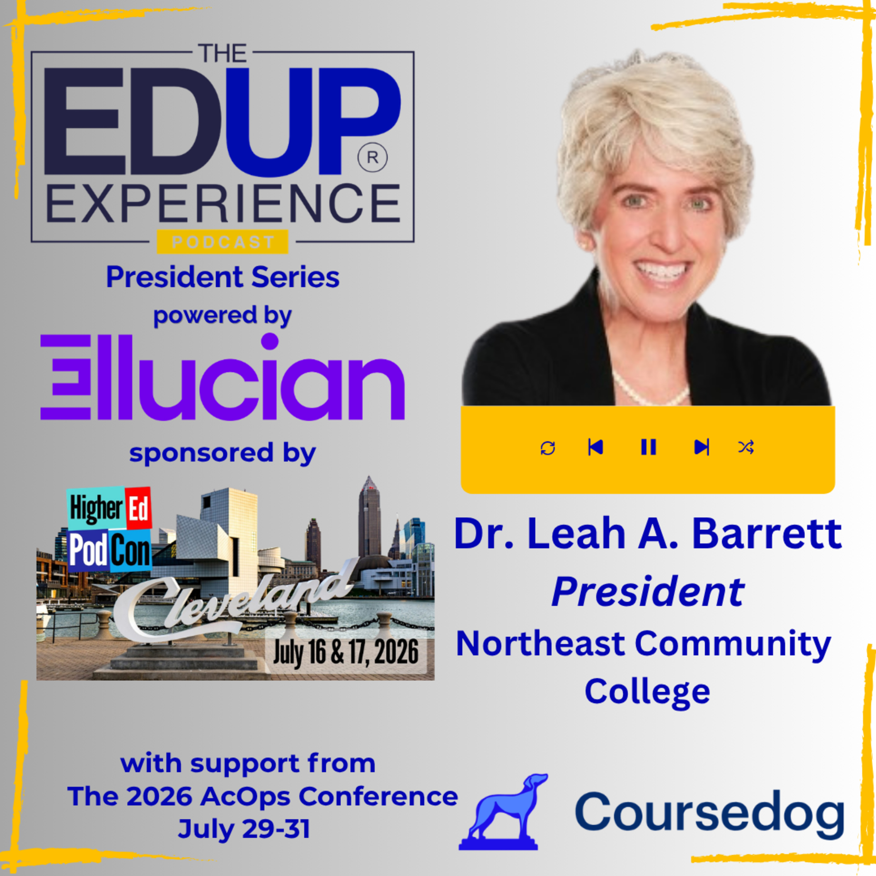 34 Years in Higher Ed. She Still Loves It Every Day - with Dr. Leah A. Barrett, President, Northeast Community College 34 Years in Higher Ed. She Still Loves It Every Day - with Dr. Leah A. Barrett, President, Northeast Community College