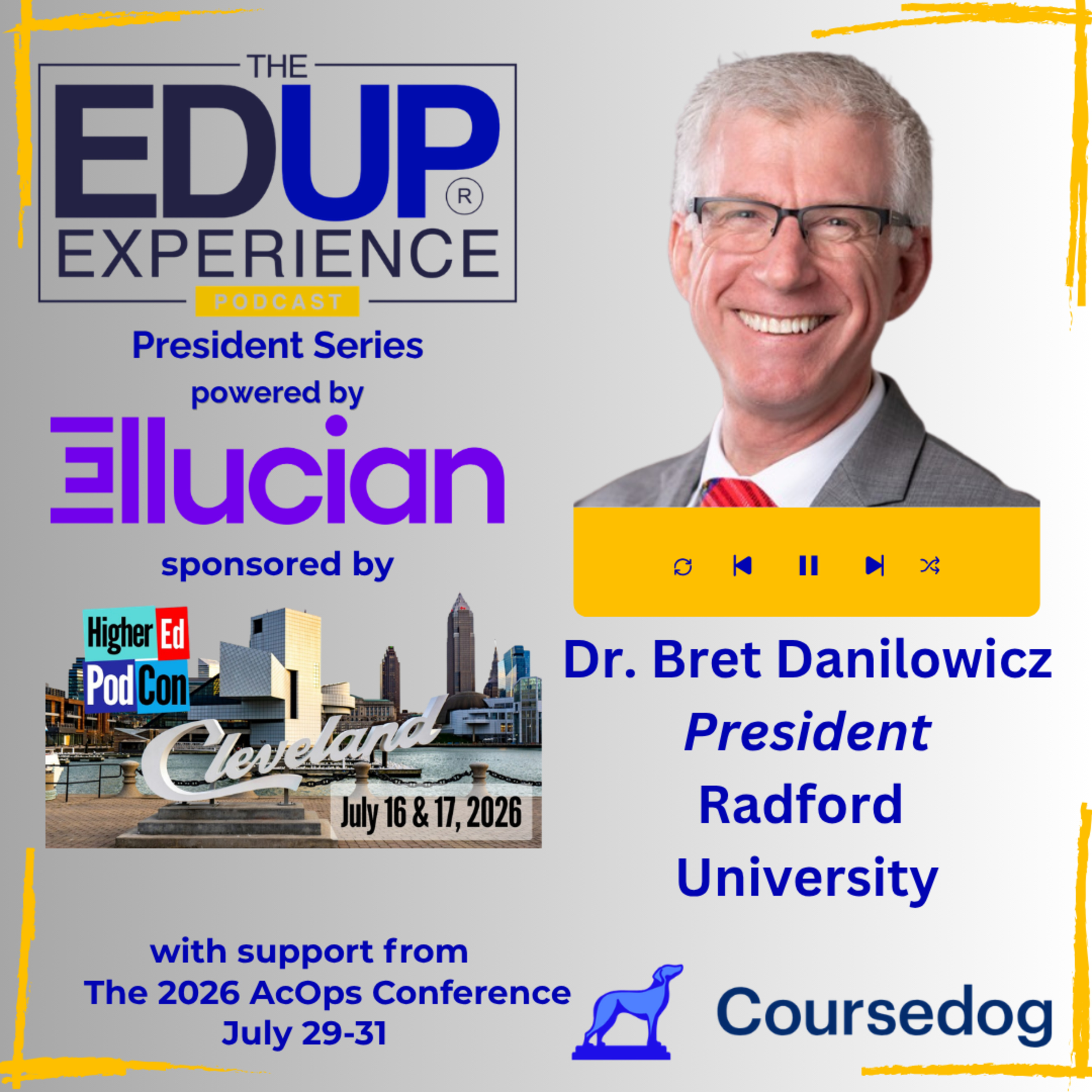 It's Not Courage. It's Trust. Trust the People to Do Good Things - with Dr. Bret Danilowicz, President, Radford University
