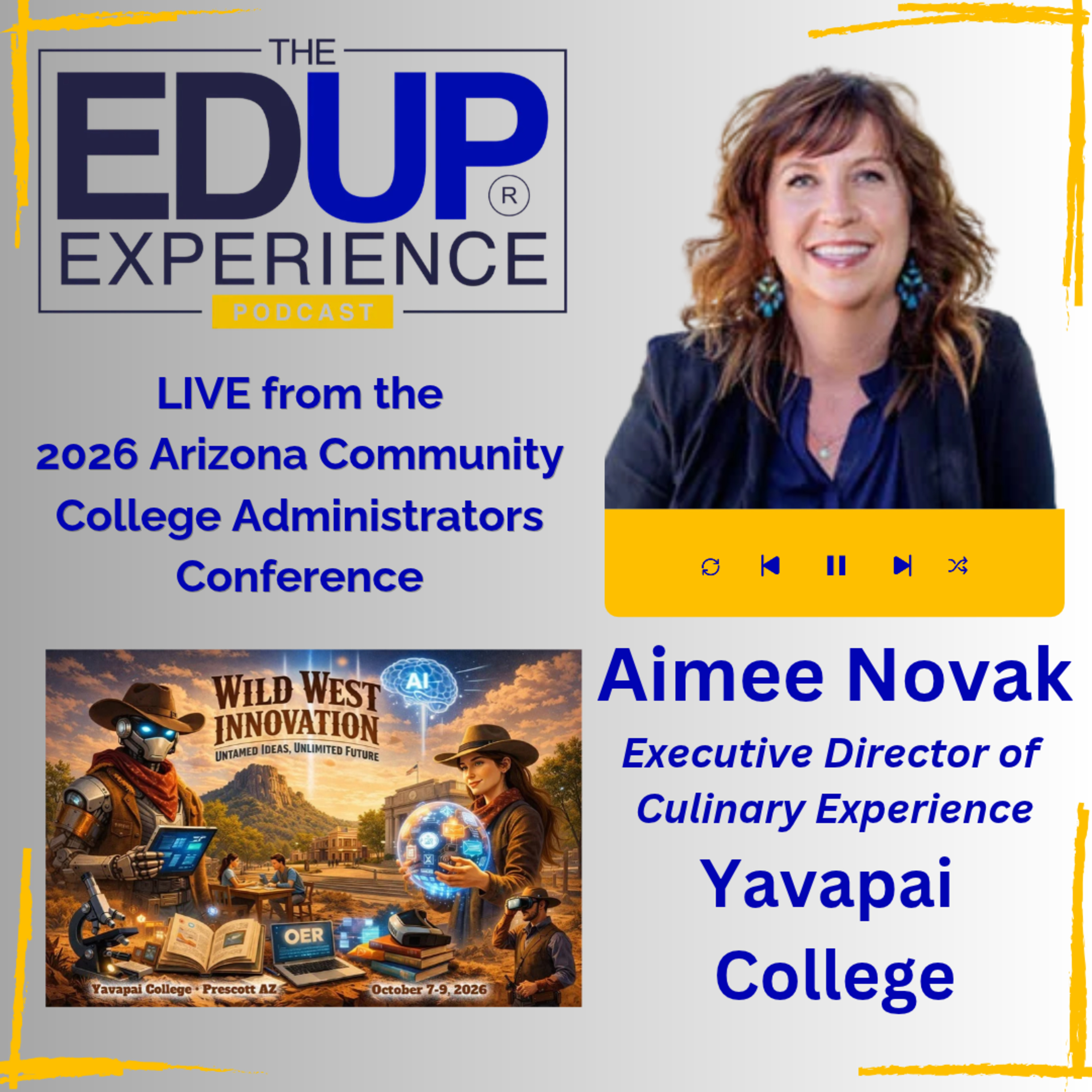 LIVE from ⁠ACCAC 2026 - with Aimee Novak, Executive Director of Culinary Experience, Yavapai College