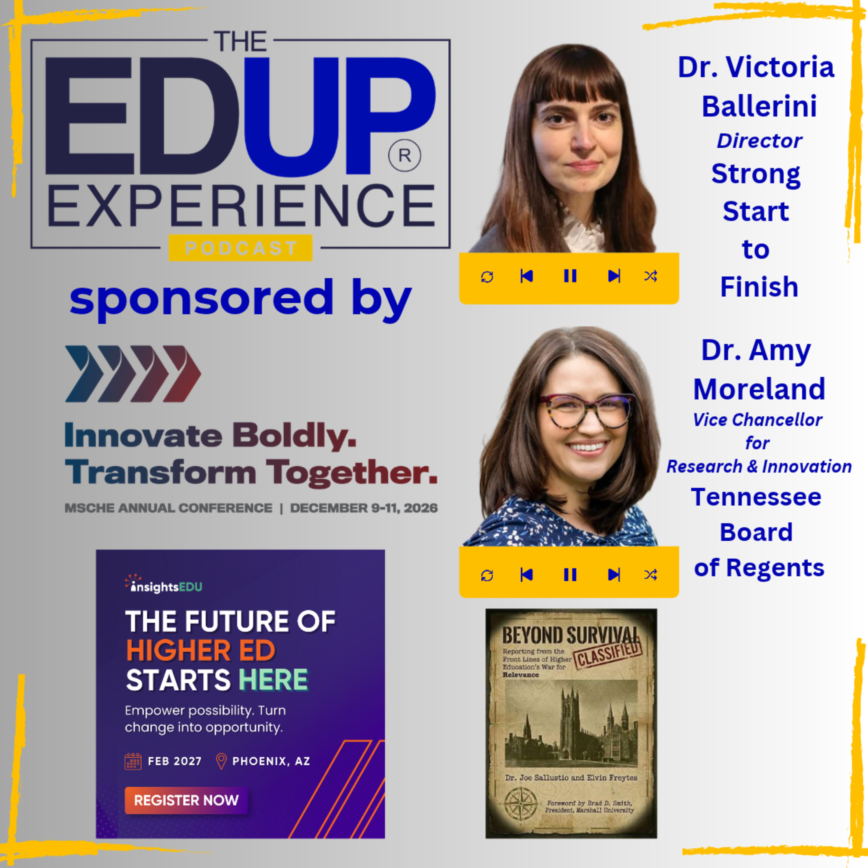Why Are We Still Putting Students in Remedial Sequences That Don't Work? - Dr. Victoria Ballerini, Dir., Strong Start to Finish, & Dr. Amy Moreland, Vice Chancellor, Tennessee Board of Regents