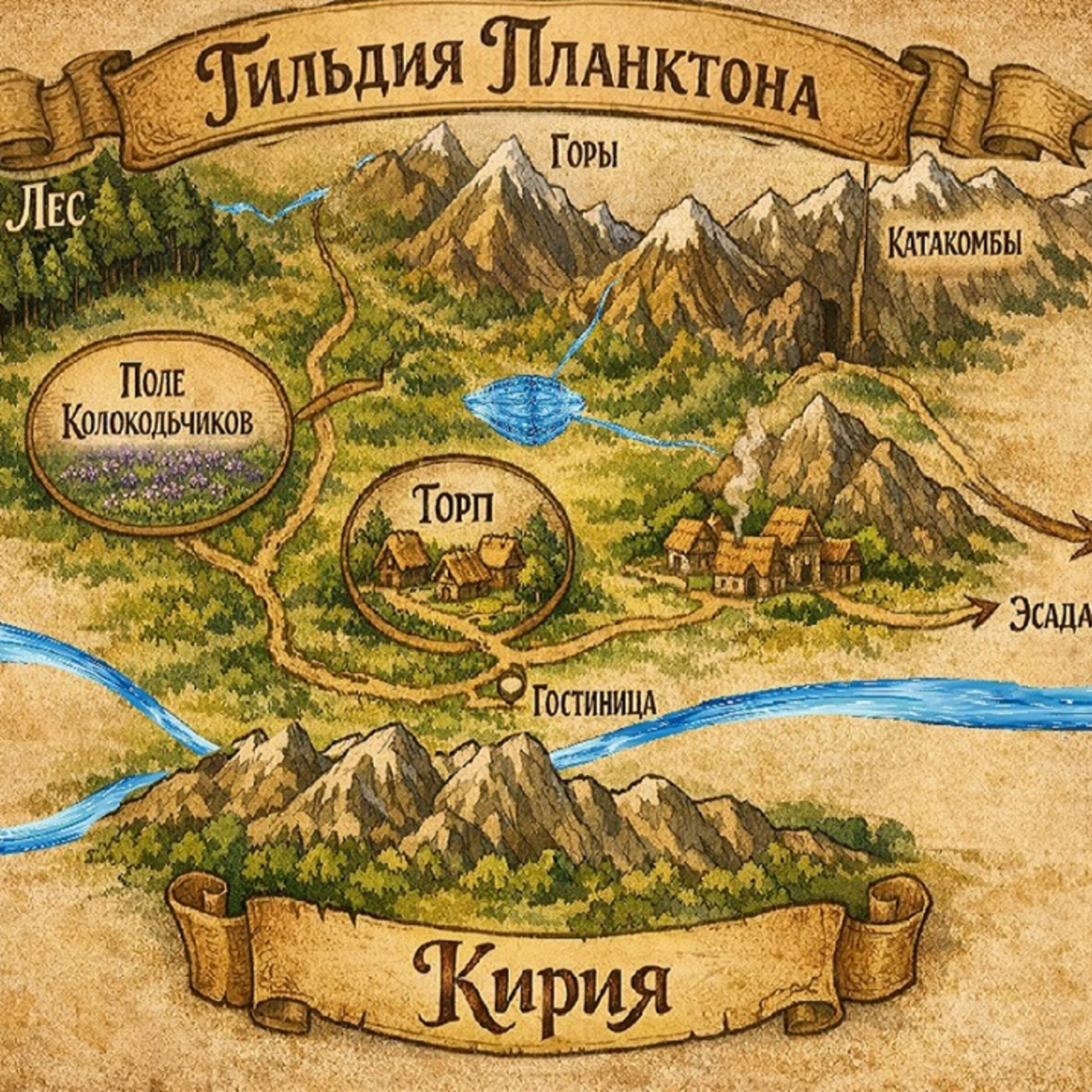 Гильдия Планктона. Фэнтези, попаданцы, магия. Аудиокнига. Главы 1-18.